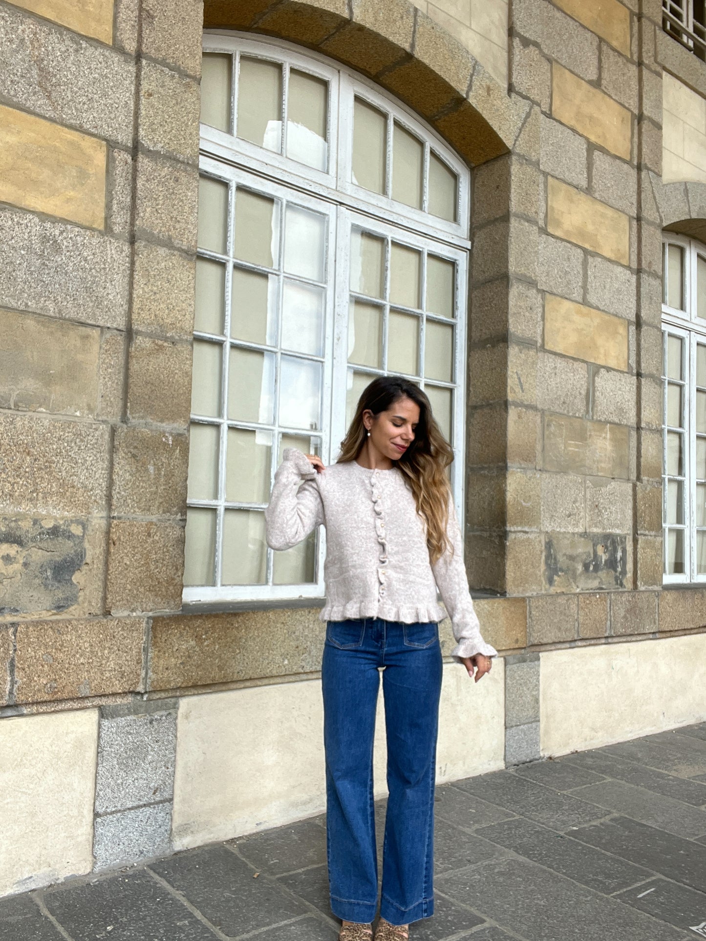 Cardigan Maxine taupe