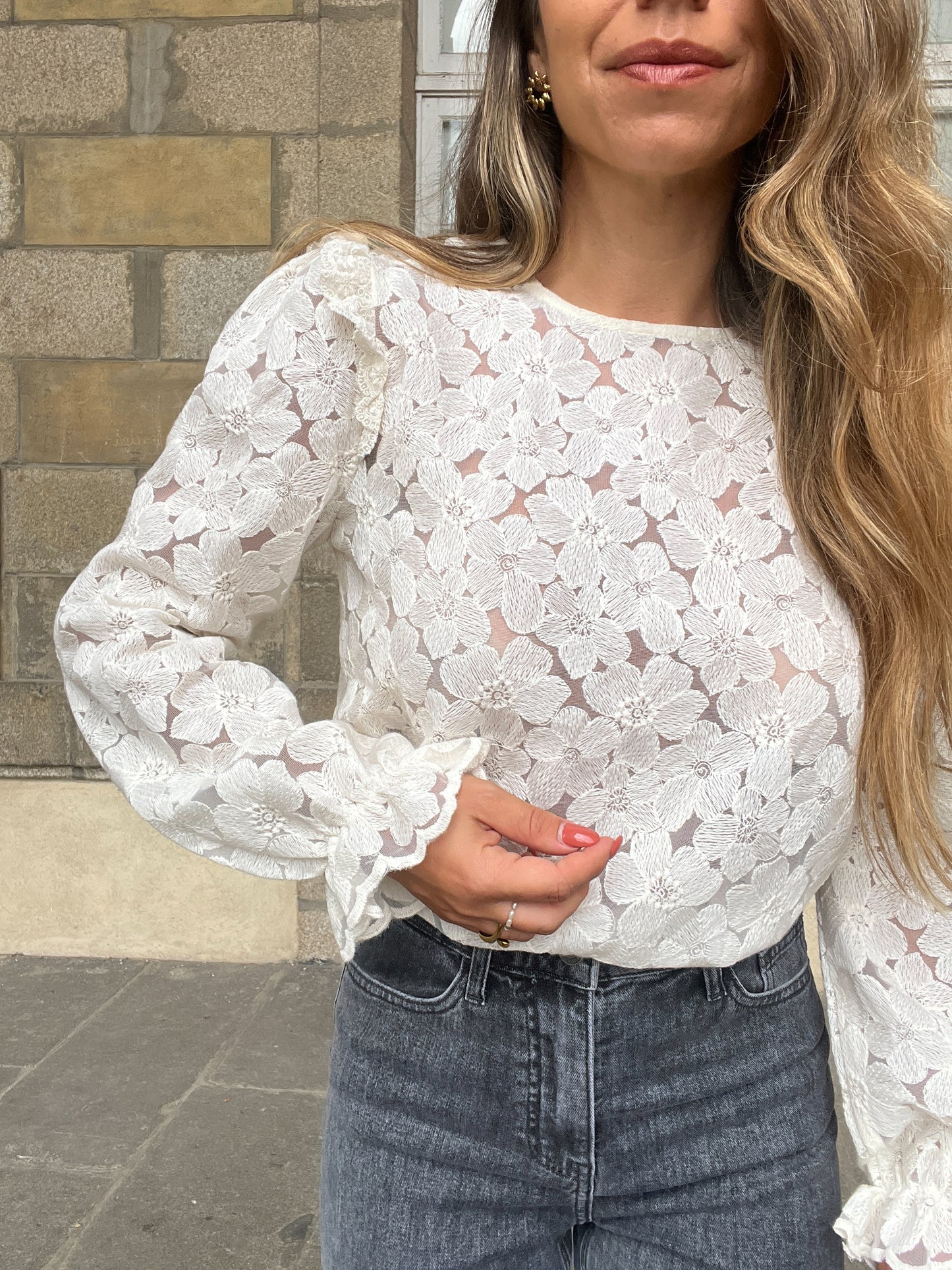 Blouse brodée Laura