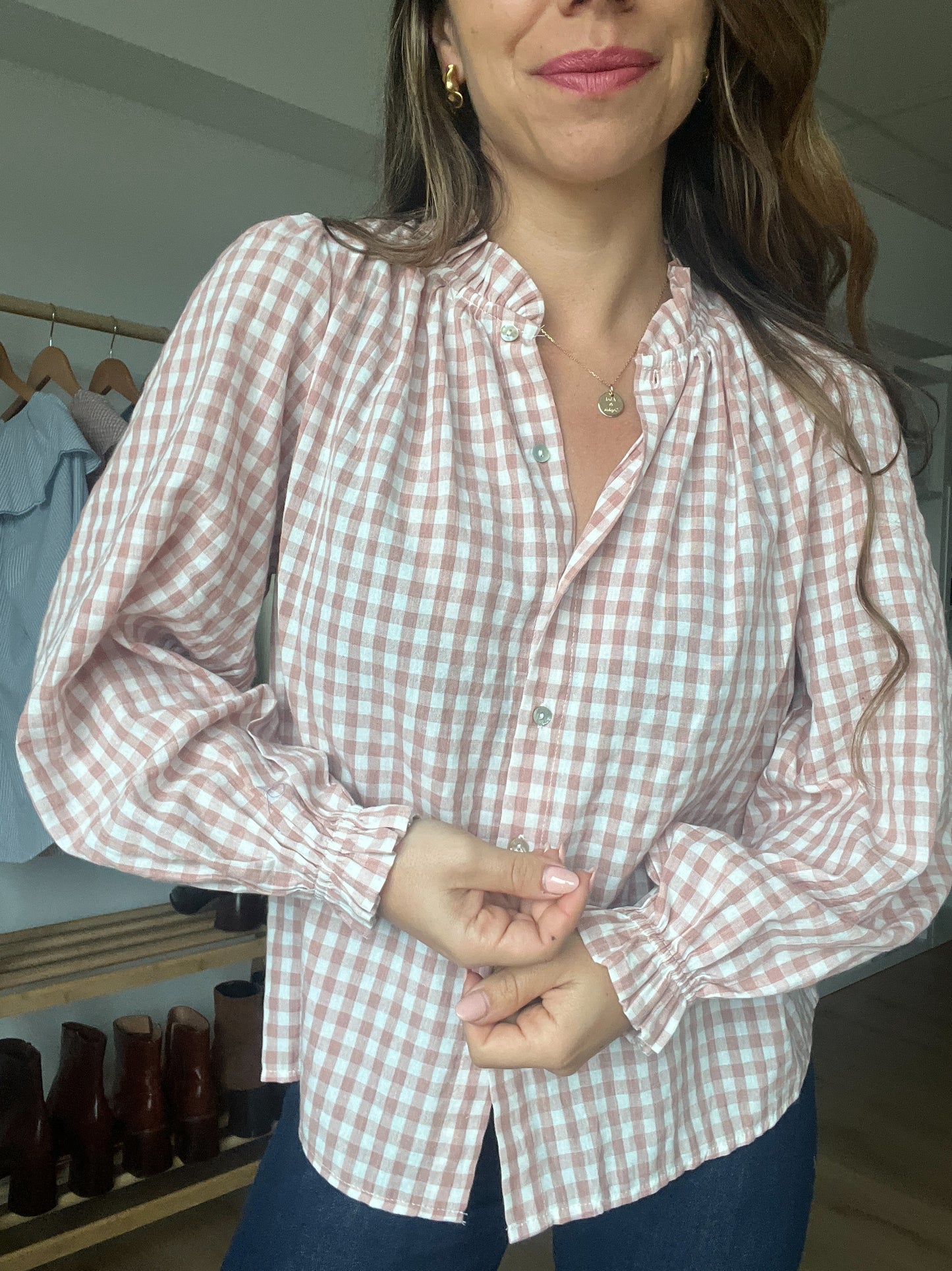 Blouse vichy Sixtine