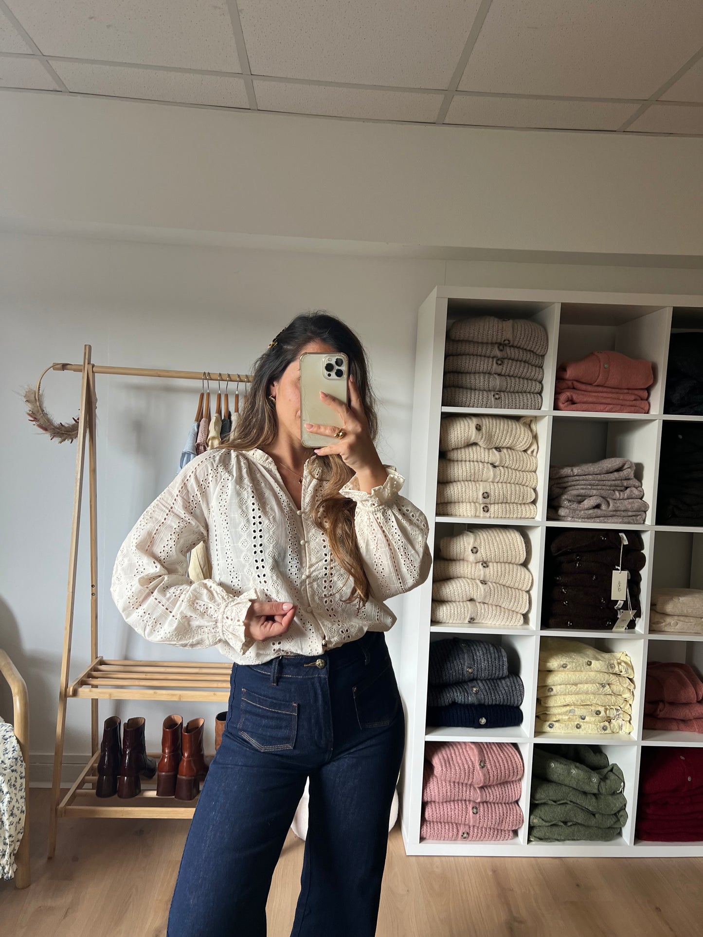 Blouse brodée Pénélope