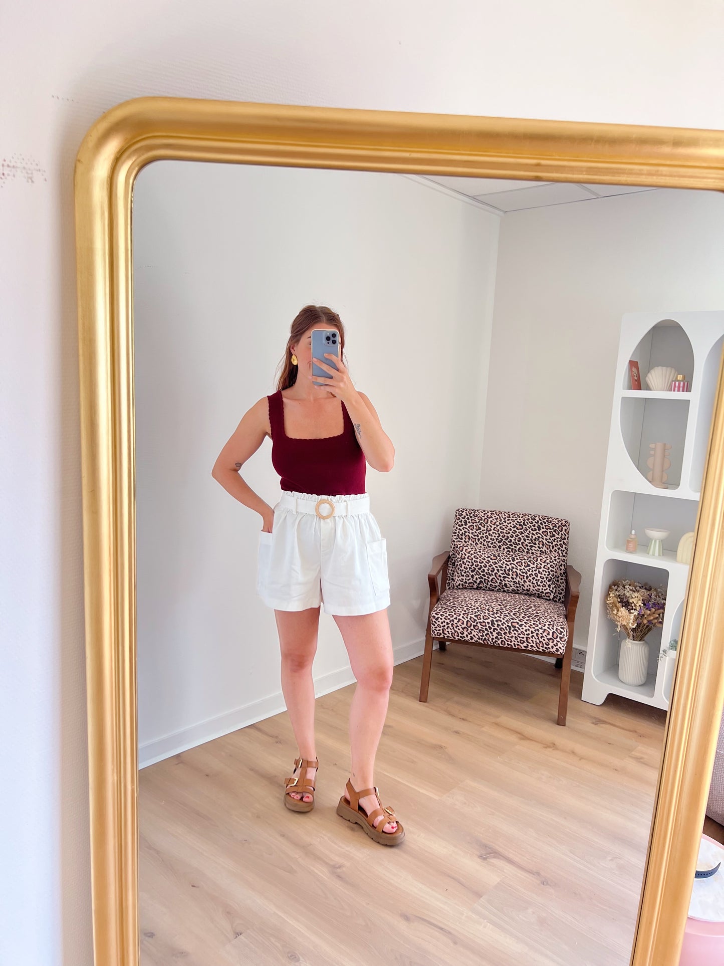Short avec ceinture Romy