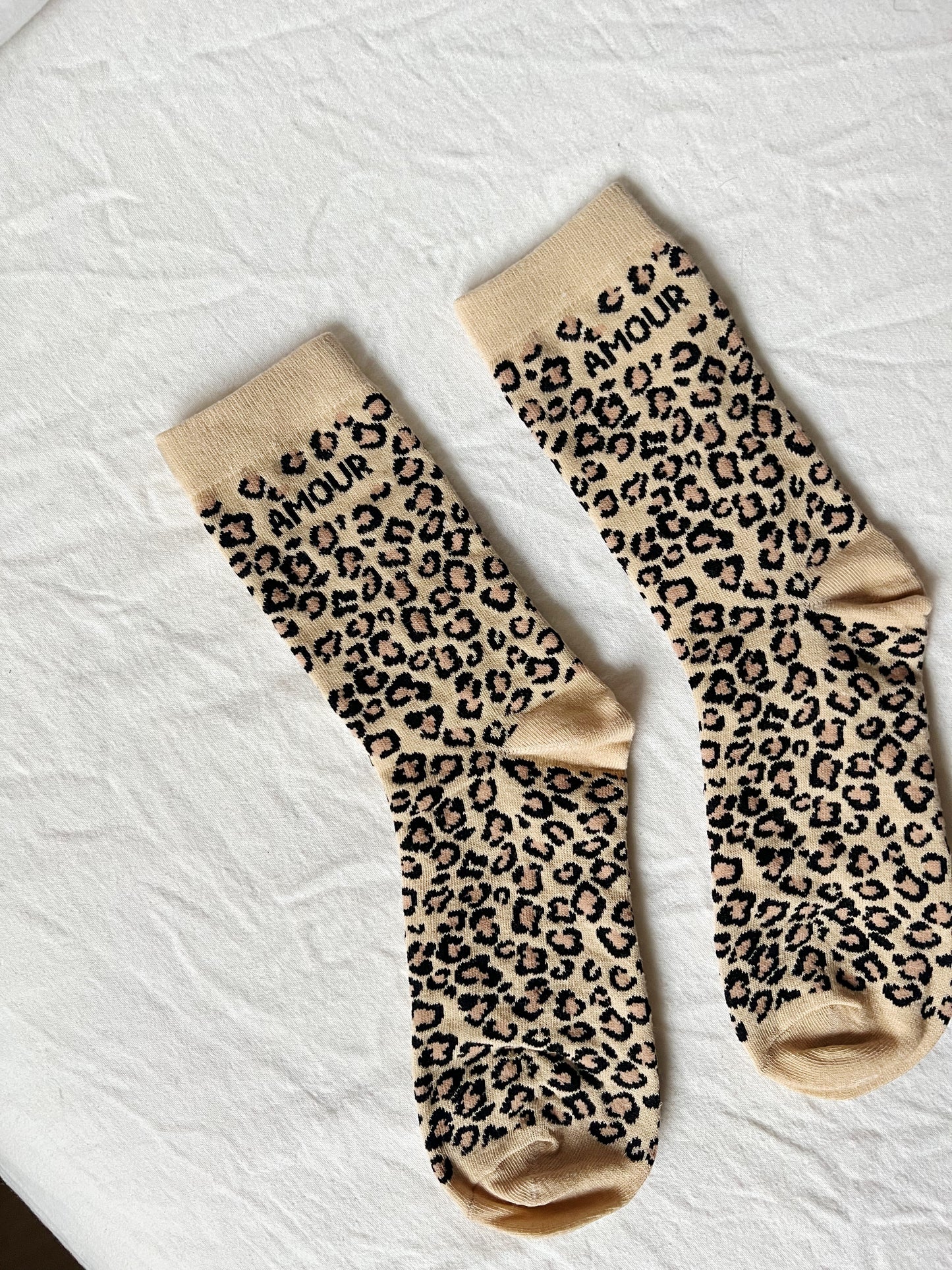 Chaussettes Léopard Amour