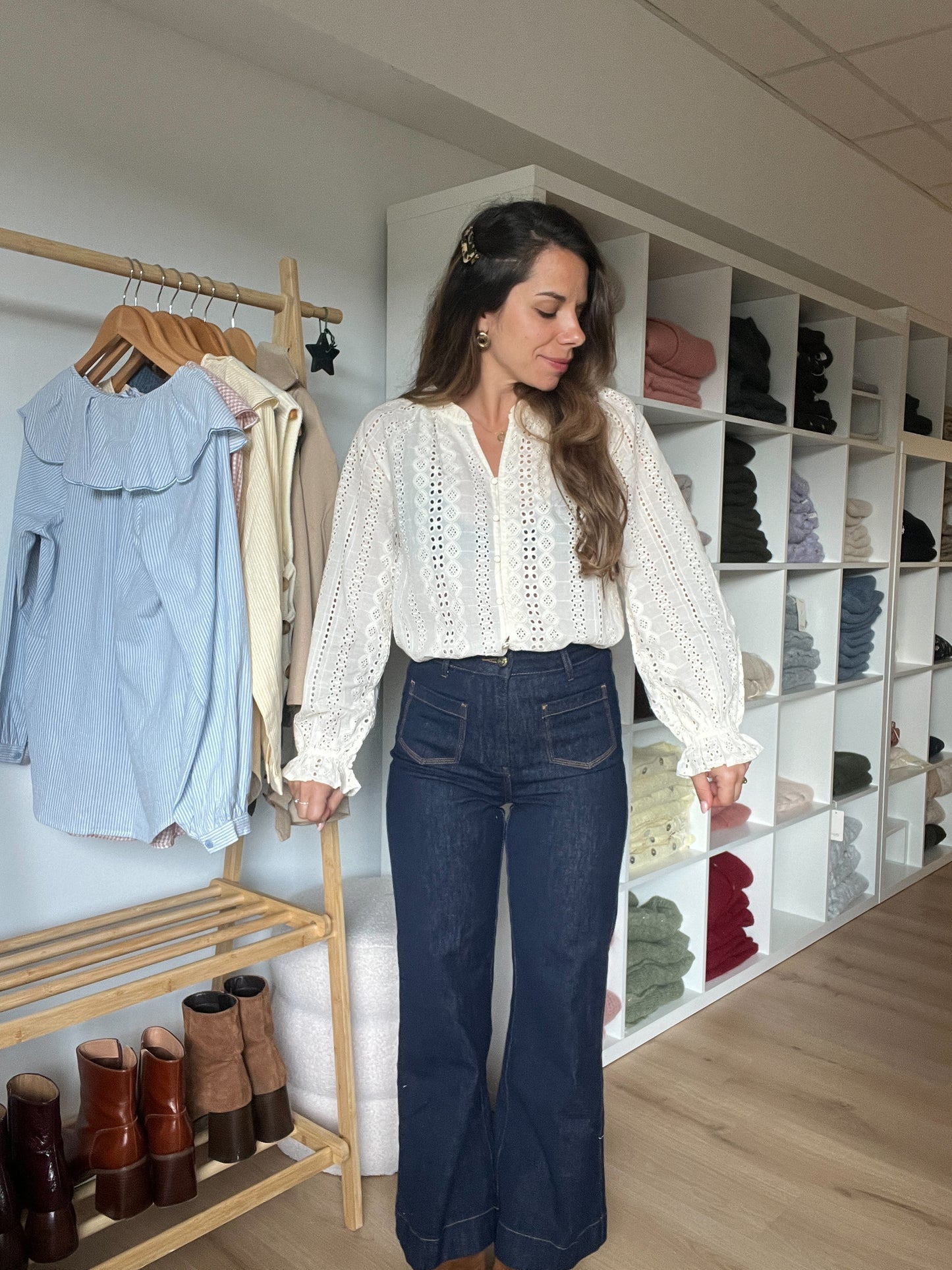 Blouse brodée Pénélope