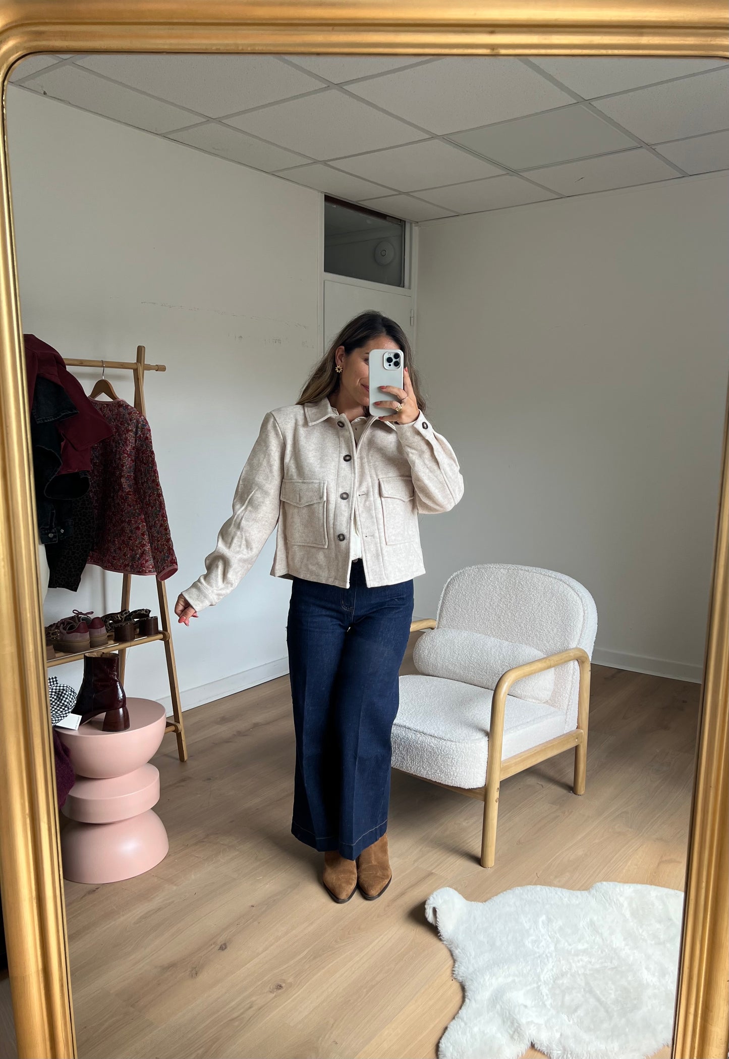 Veste mi saison Max beige
