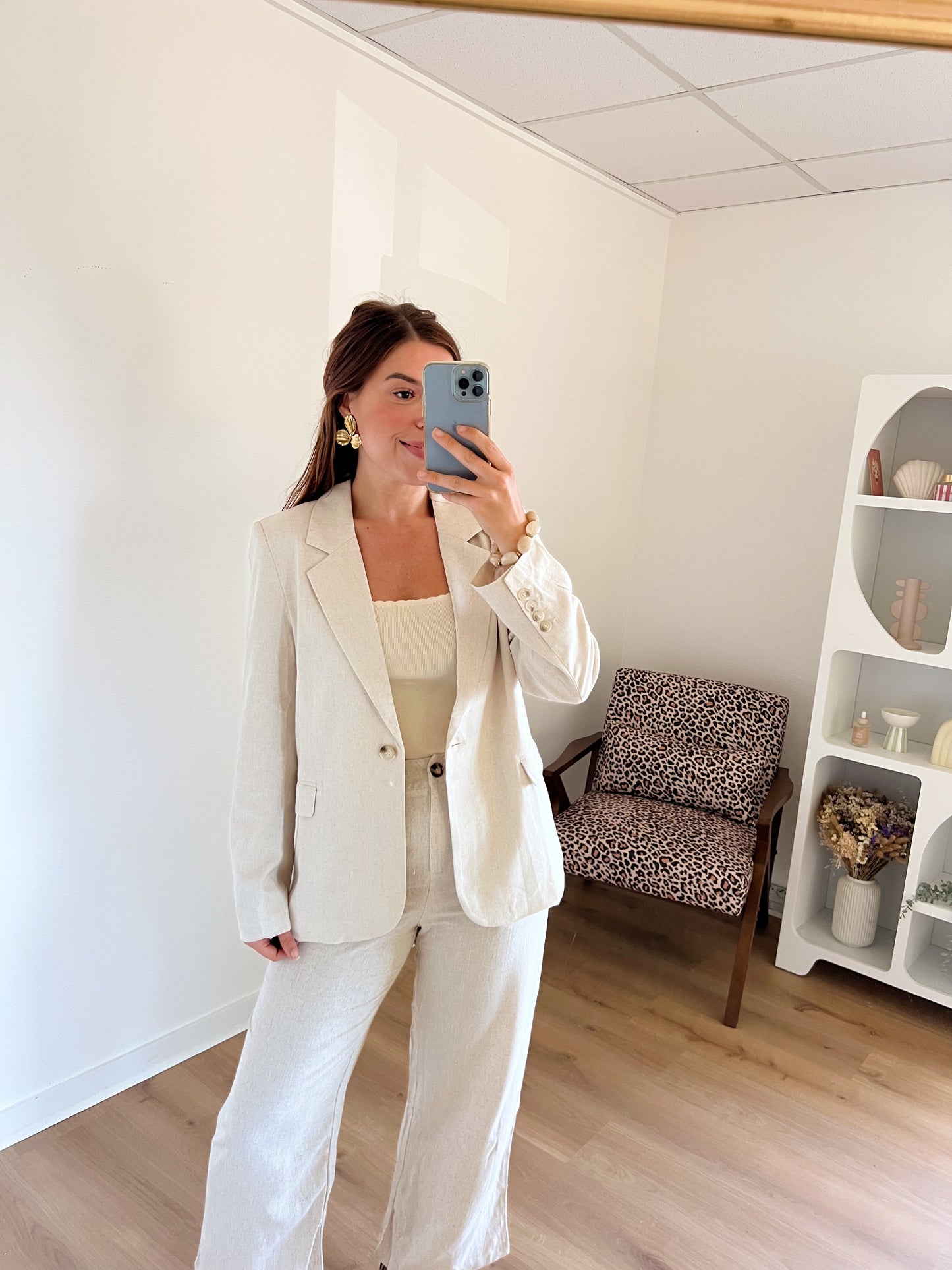 Blazer Gloria en lin