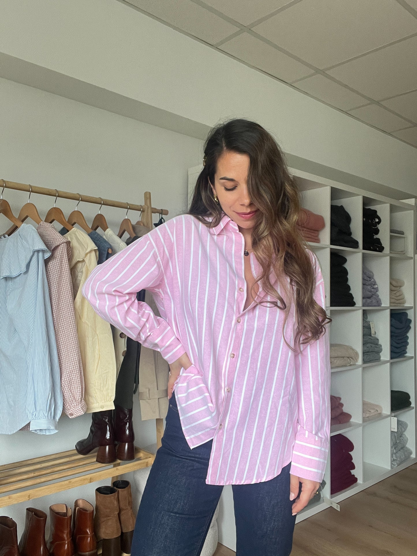 Chemise à rayures Auriane