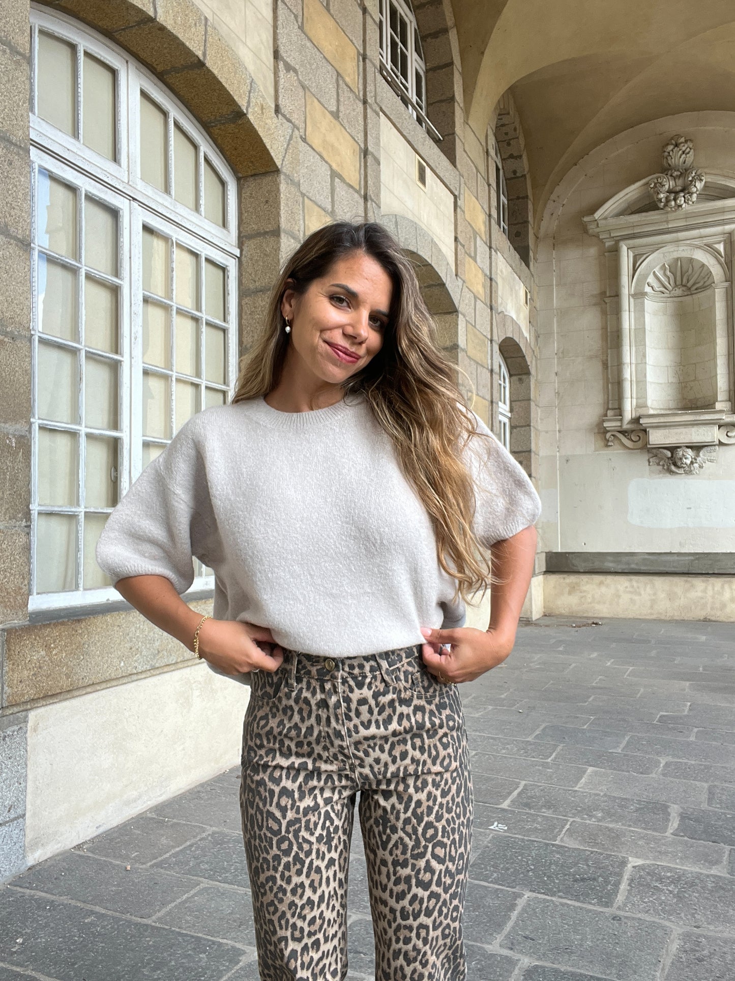 Jean droit Solange Léopard