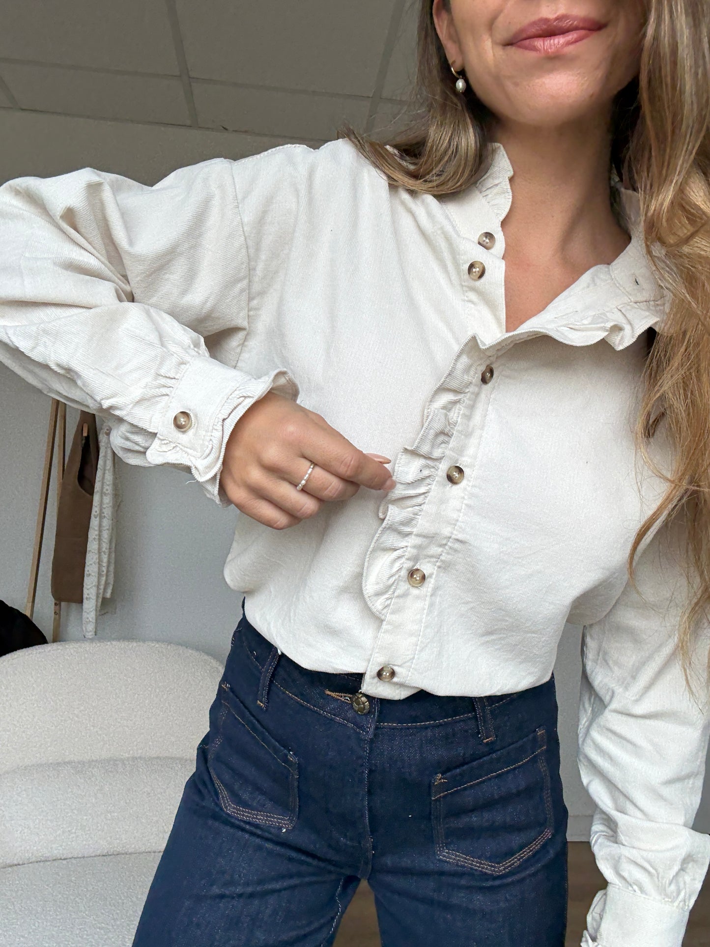 Blouse écrue Clémence