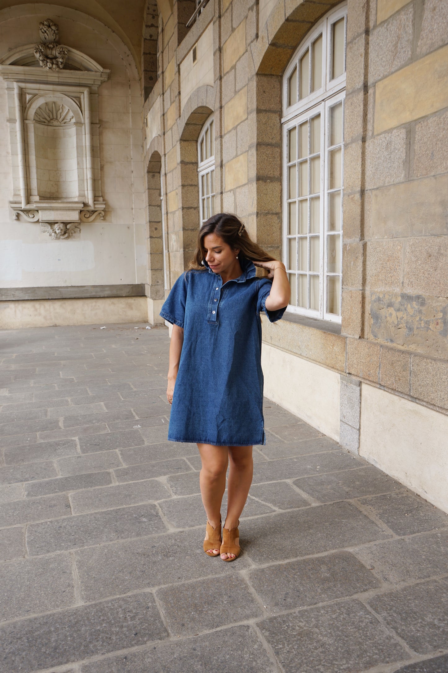 Robe en Jean Céleste