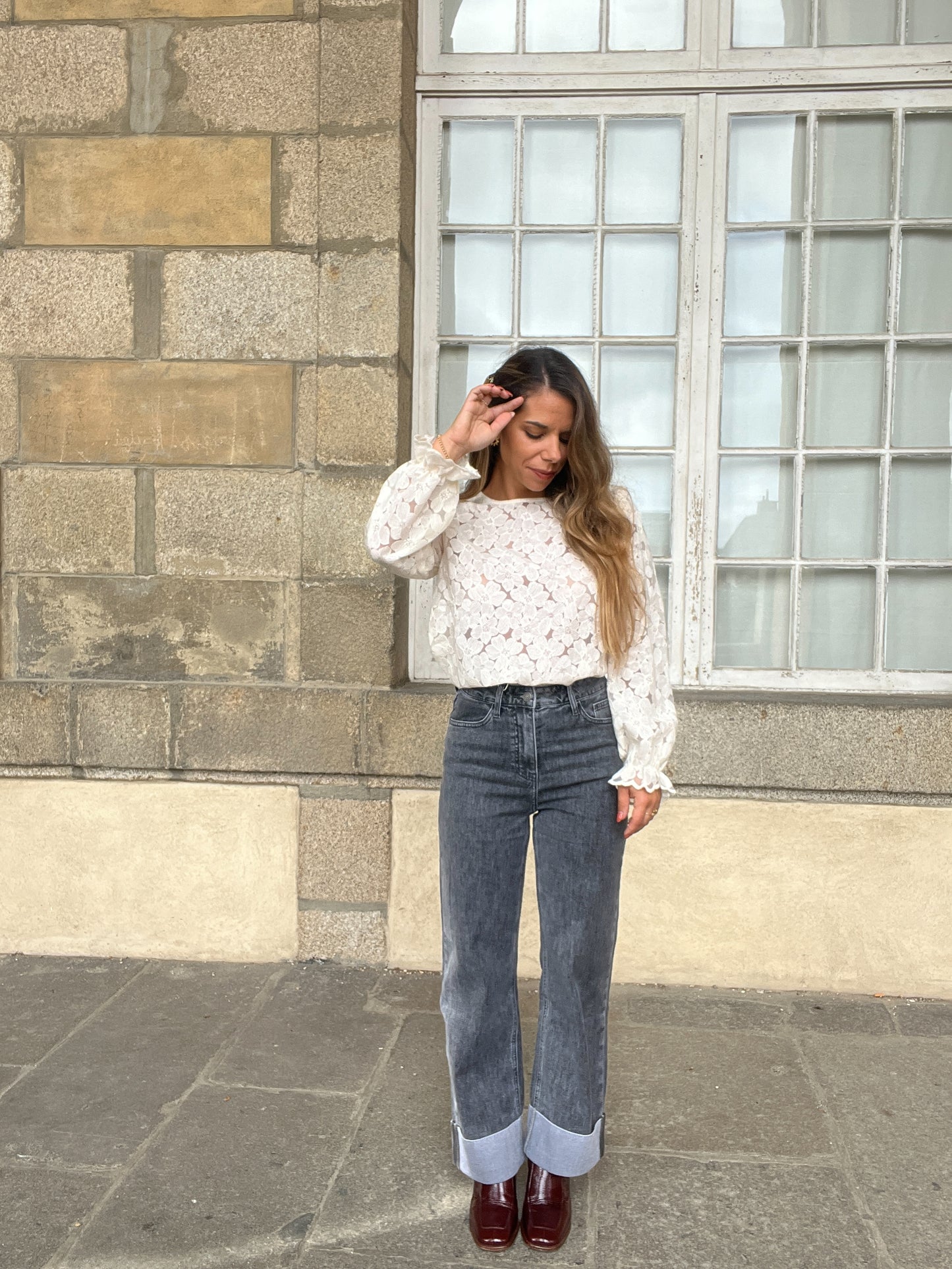 Blouse brodée Laura