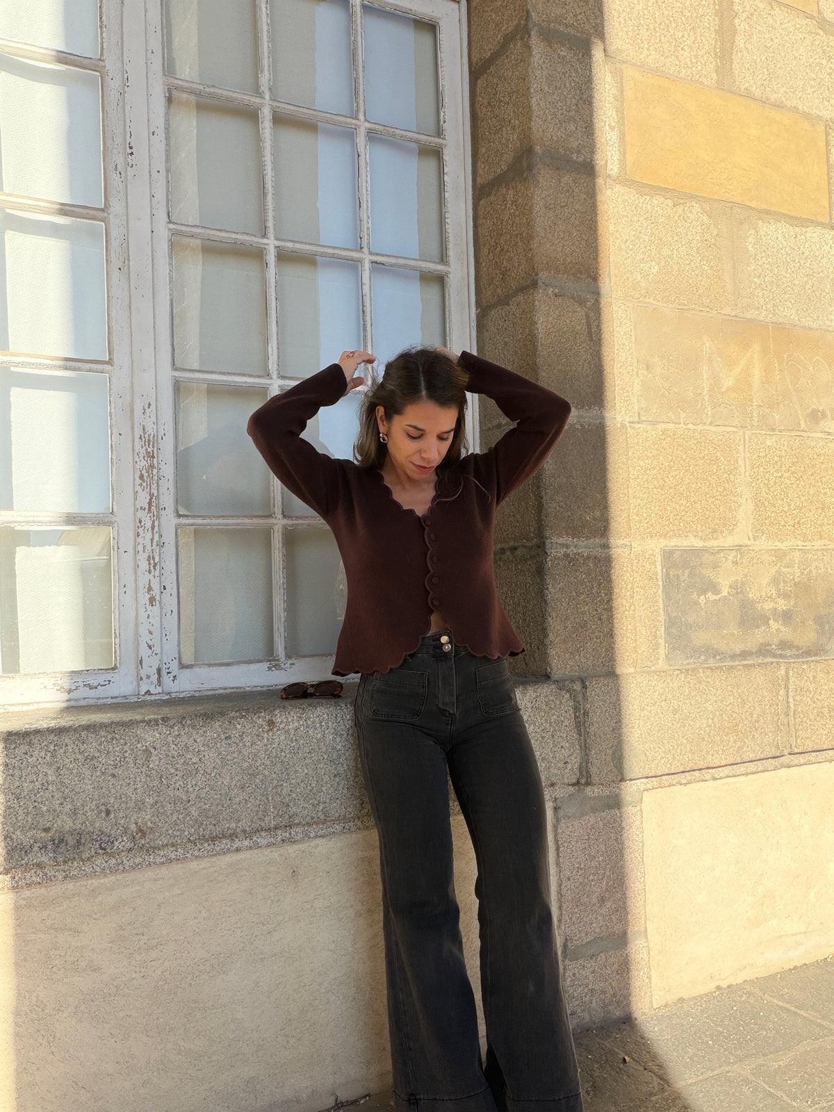 Cardigan Constance chocolat