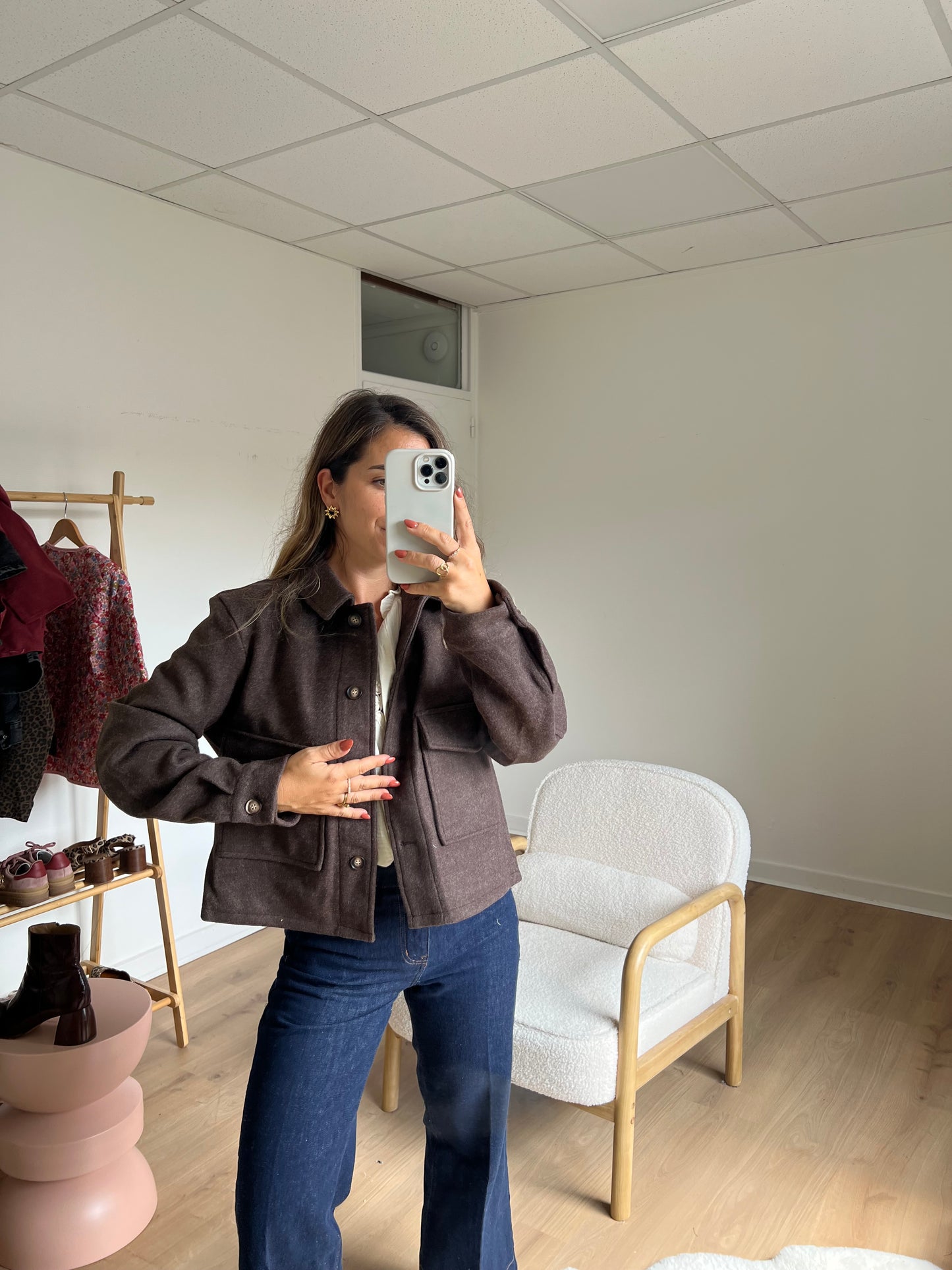 Veste chaude Max chocolat