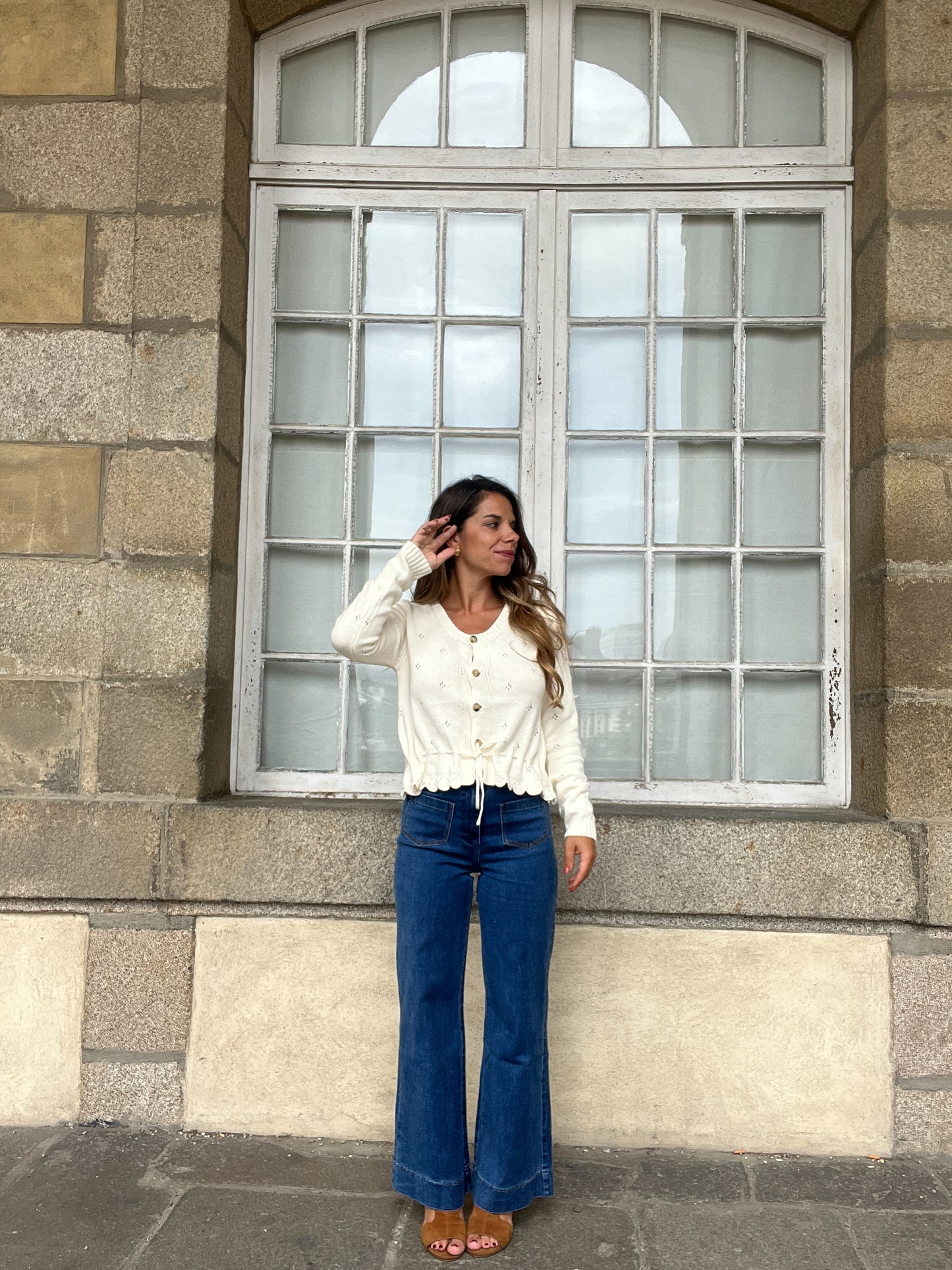 Cardigan Emma écru