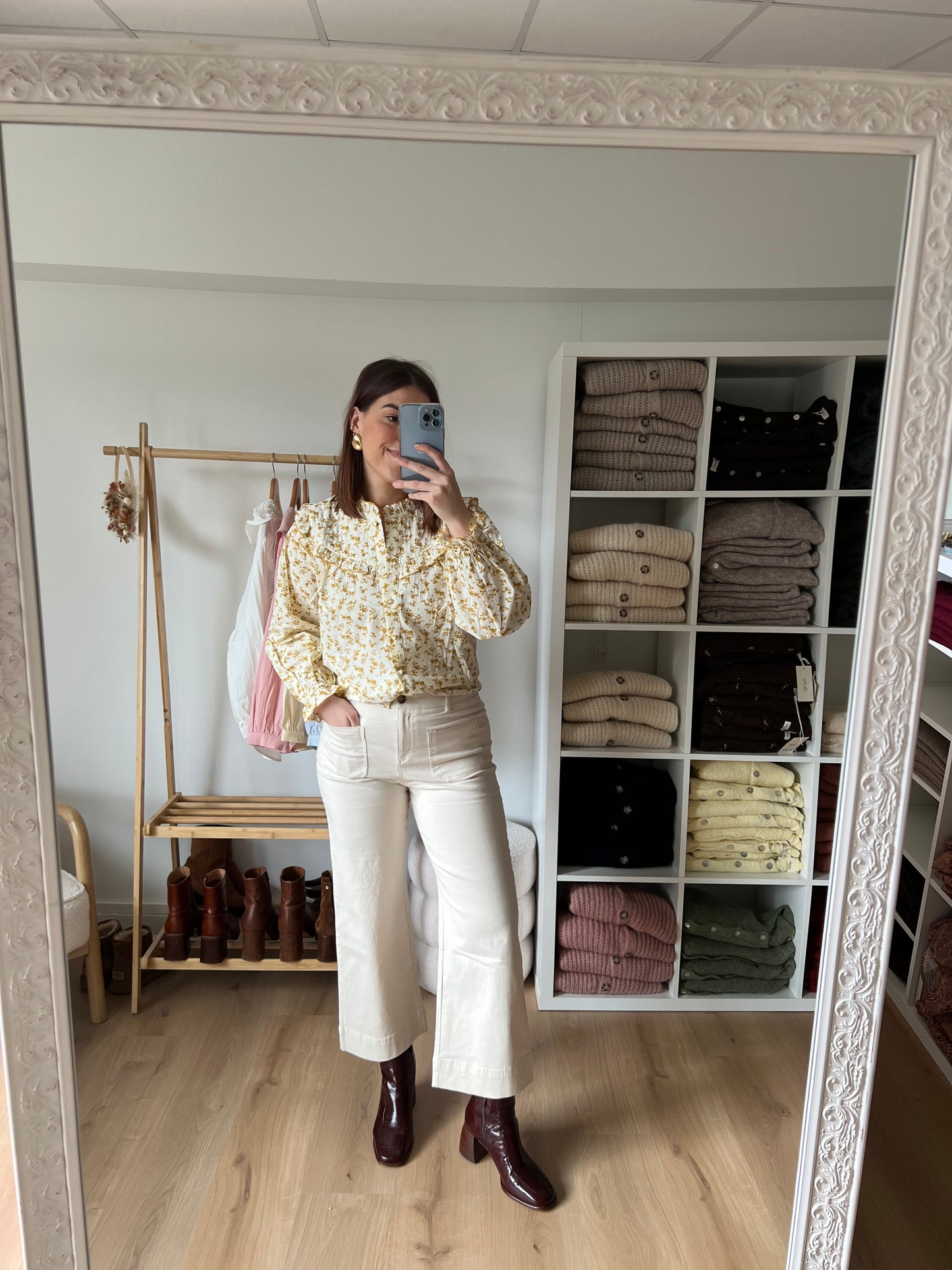 Pantalon ivoire Amandine