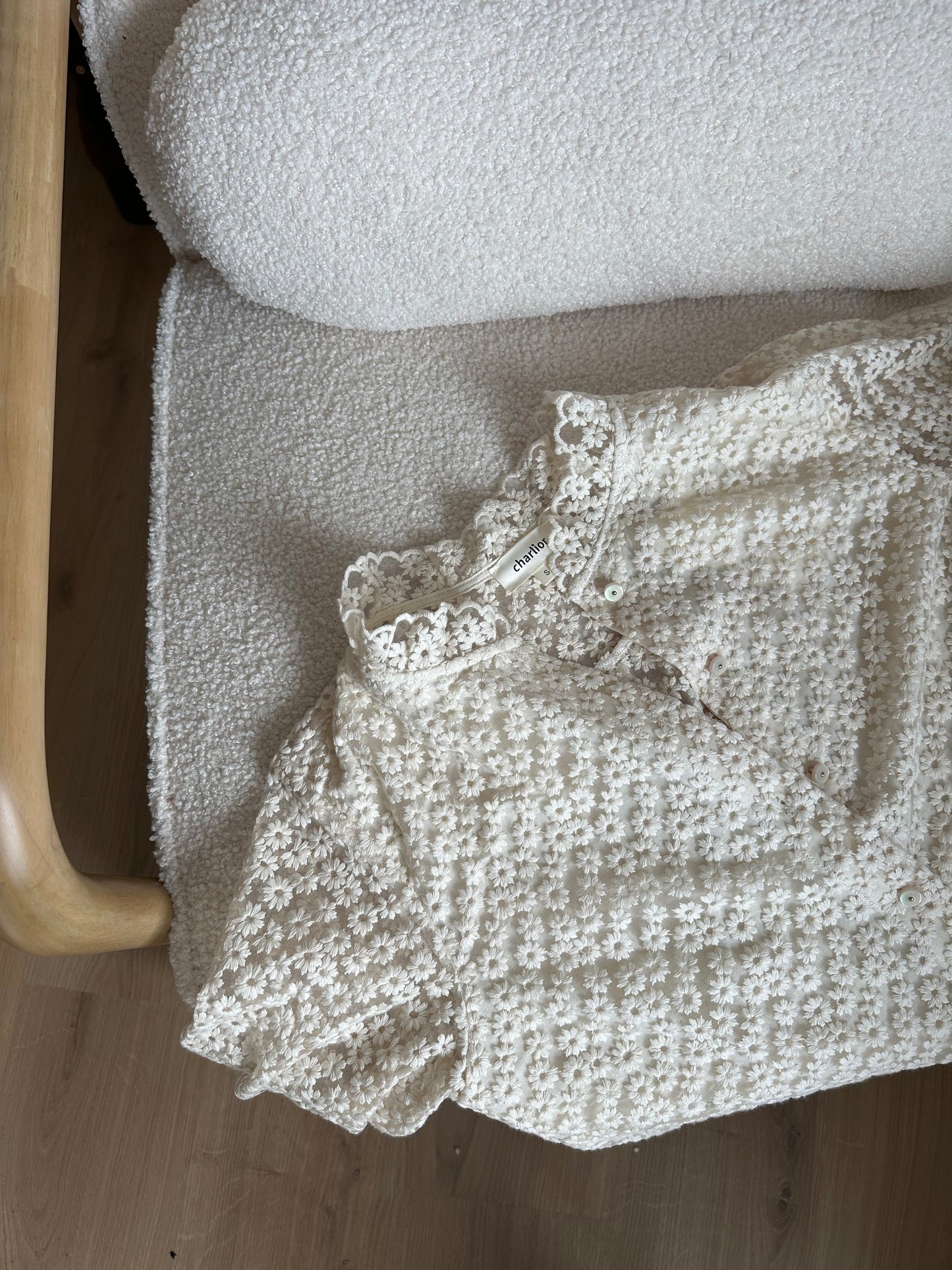 Blouse brodée Isaure