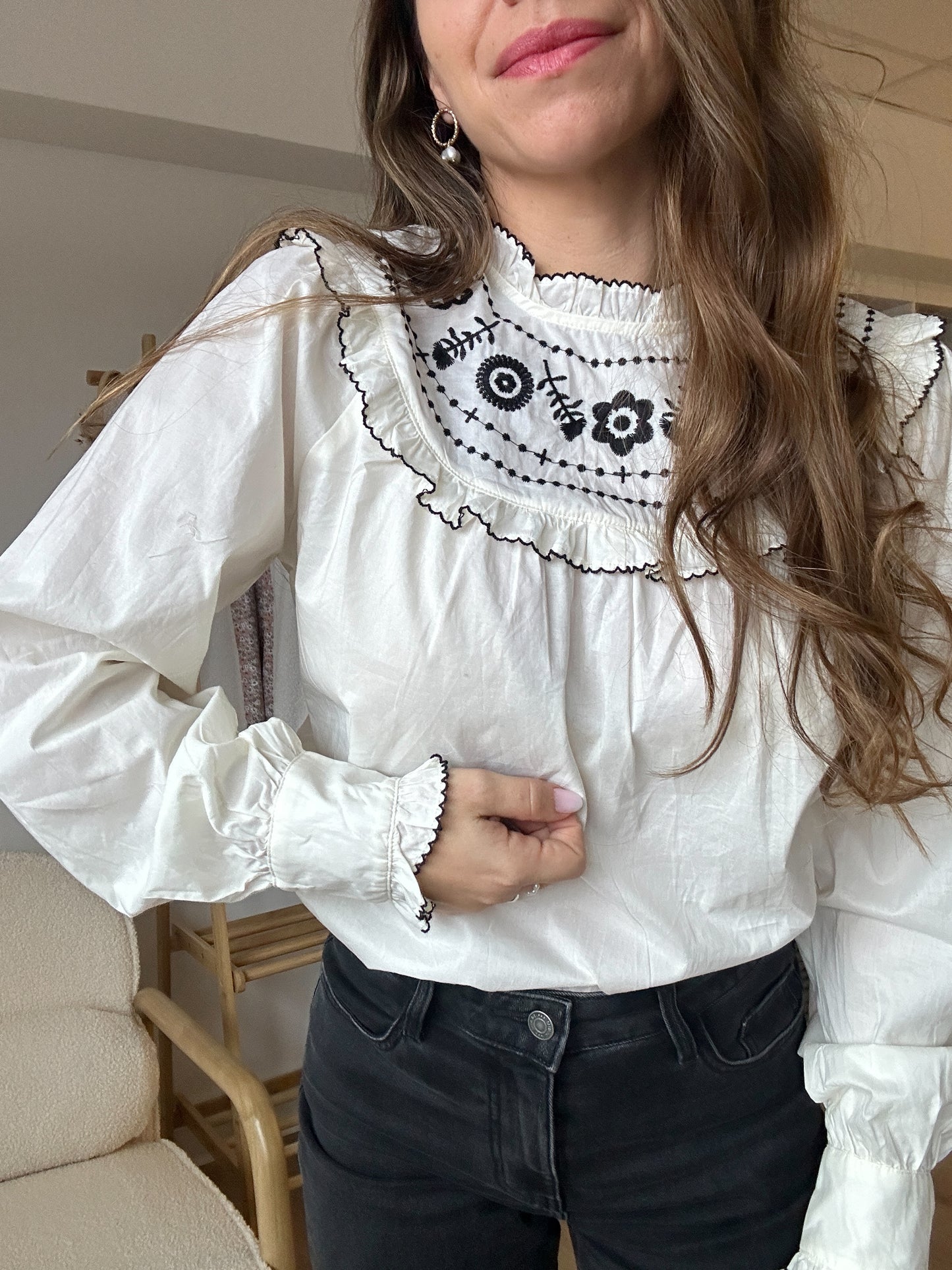Blouse écrue Diane