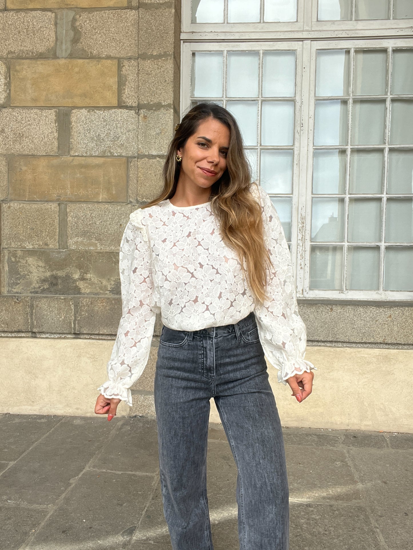 Blouse brodée Laura