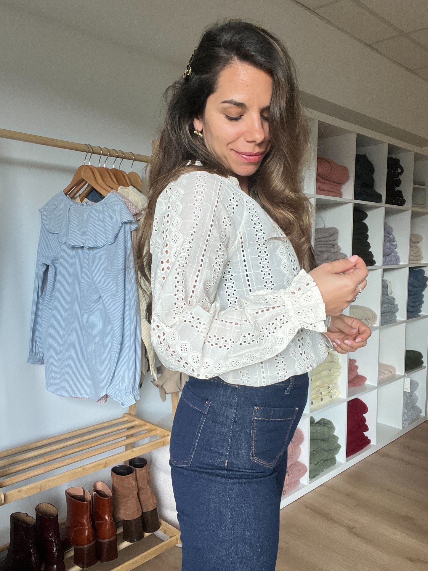 Blouse brodée Pénélope