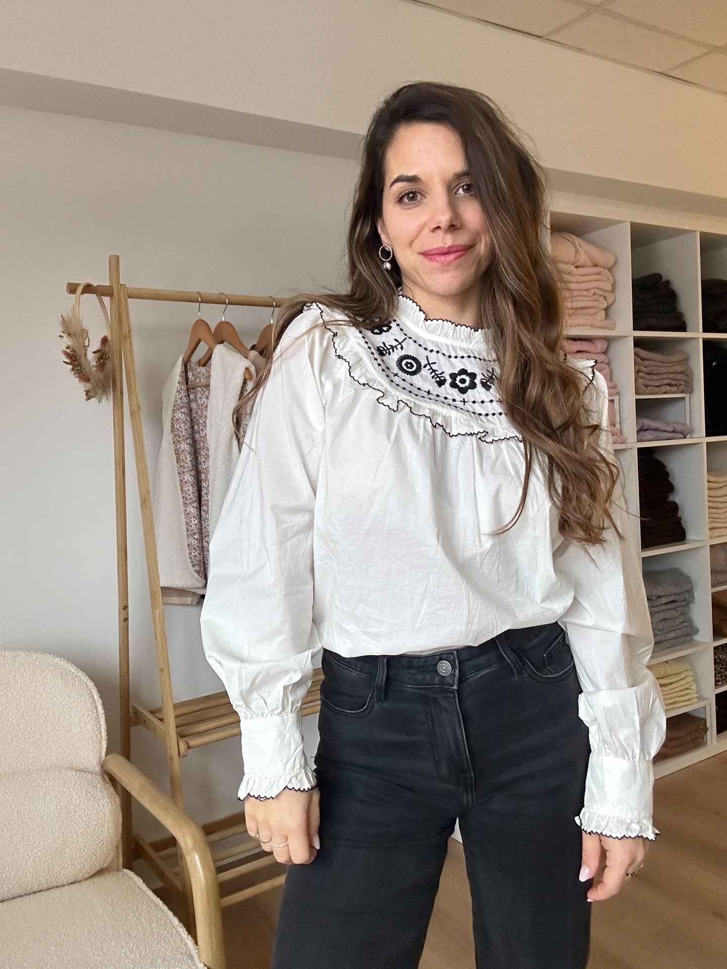 Blouse écrue Diane