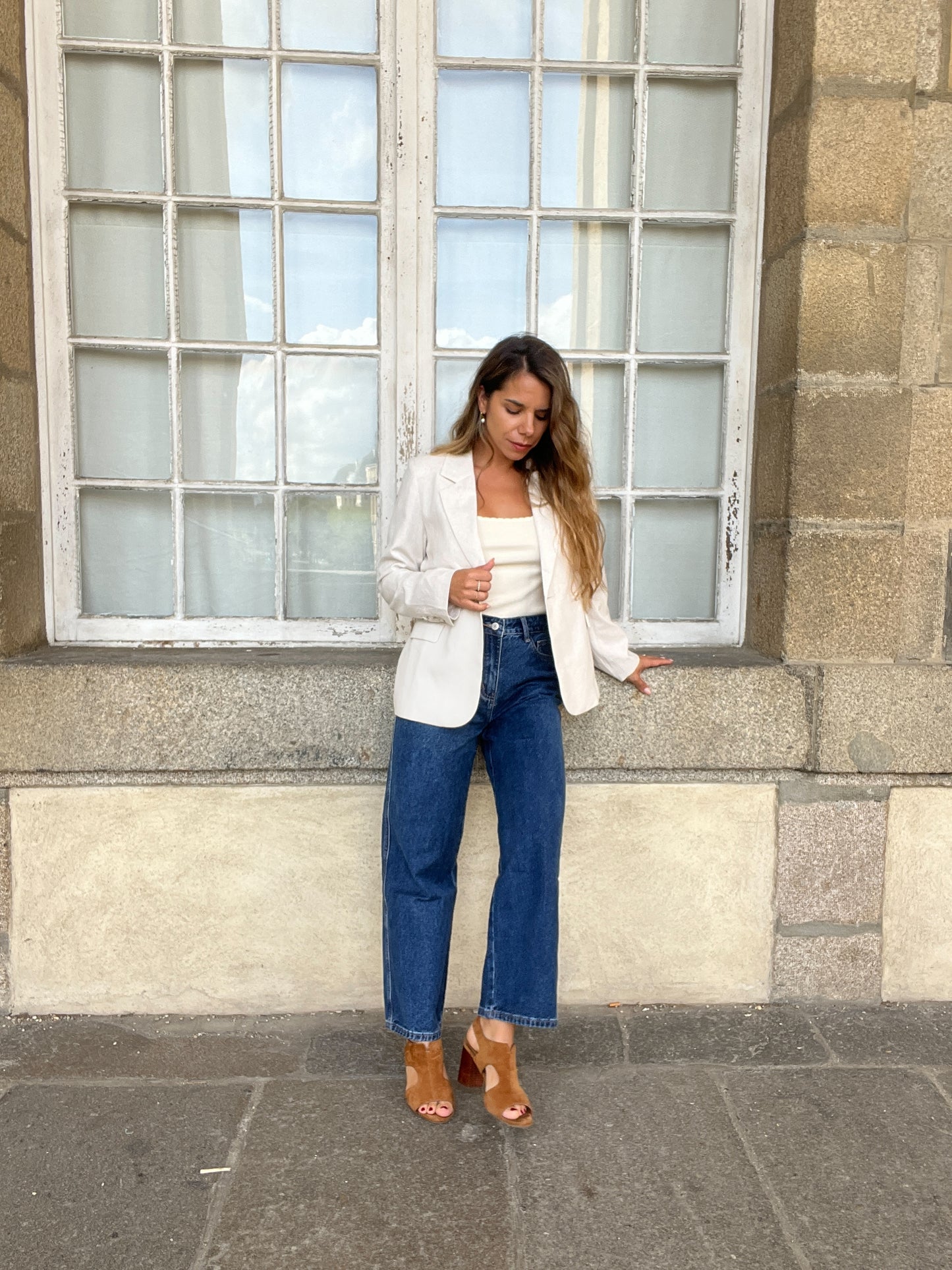 Blazer Gloria en lin