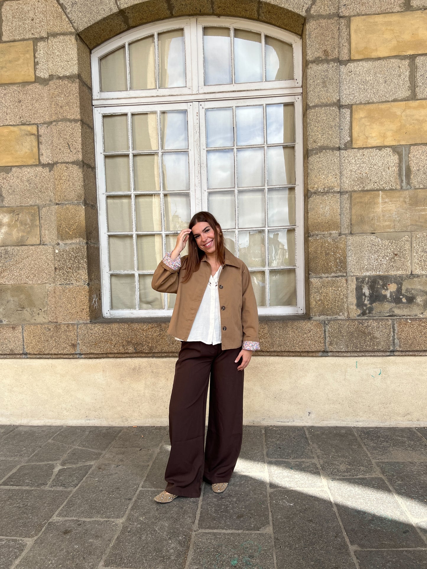 Pantalon fluide taille chocolat Jules