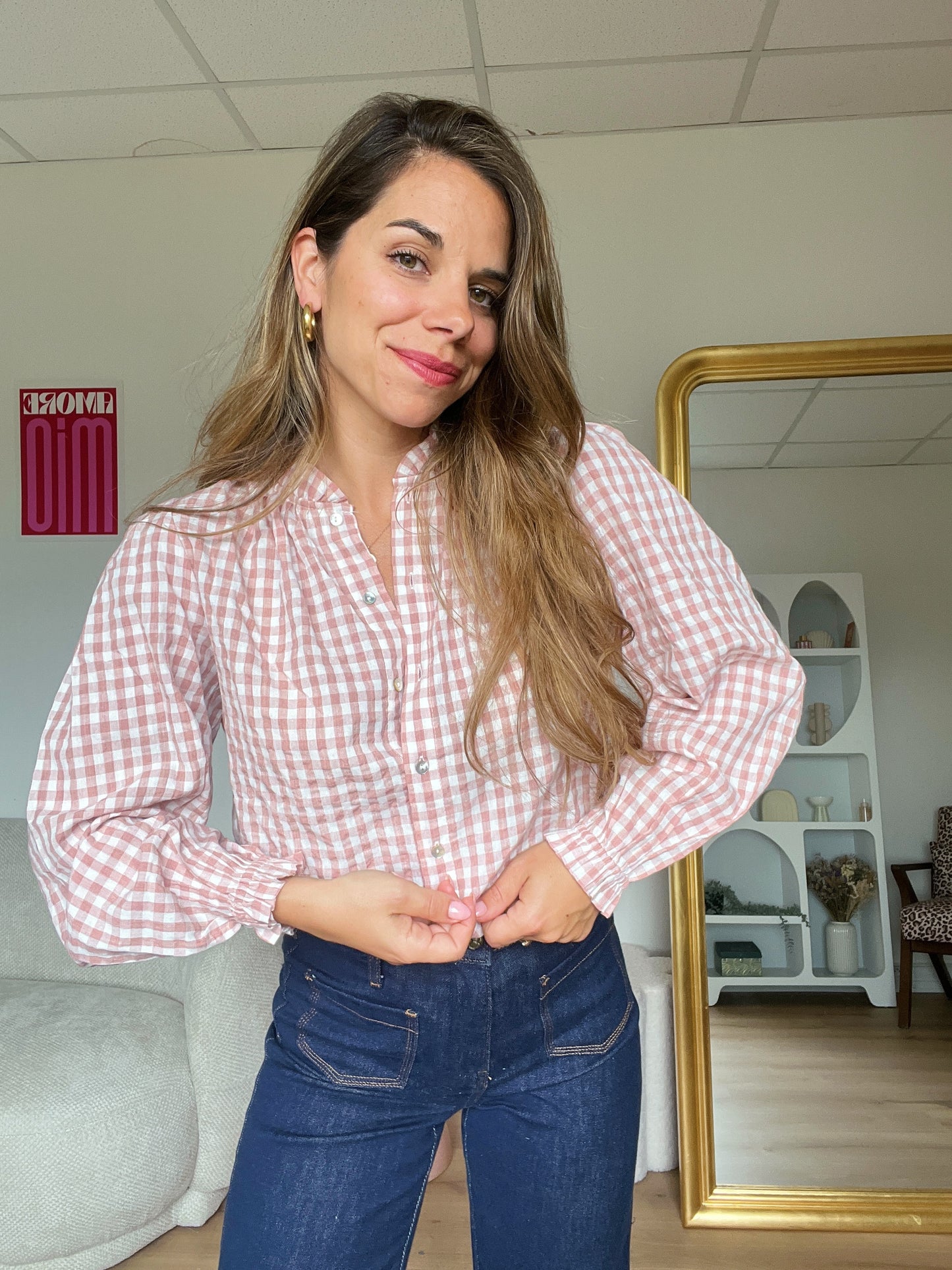Blouse vichy Sixtine