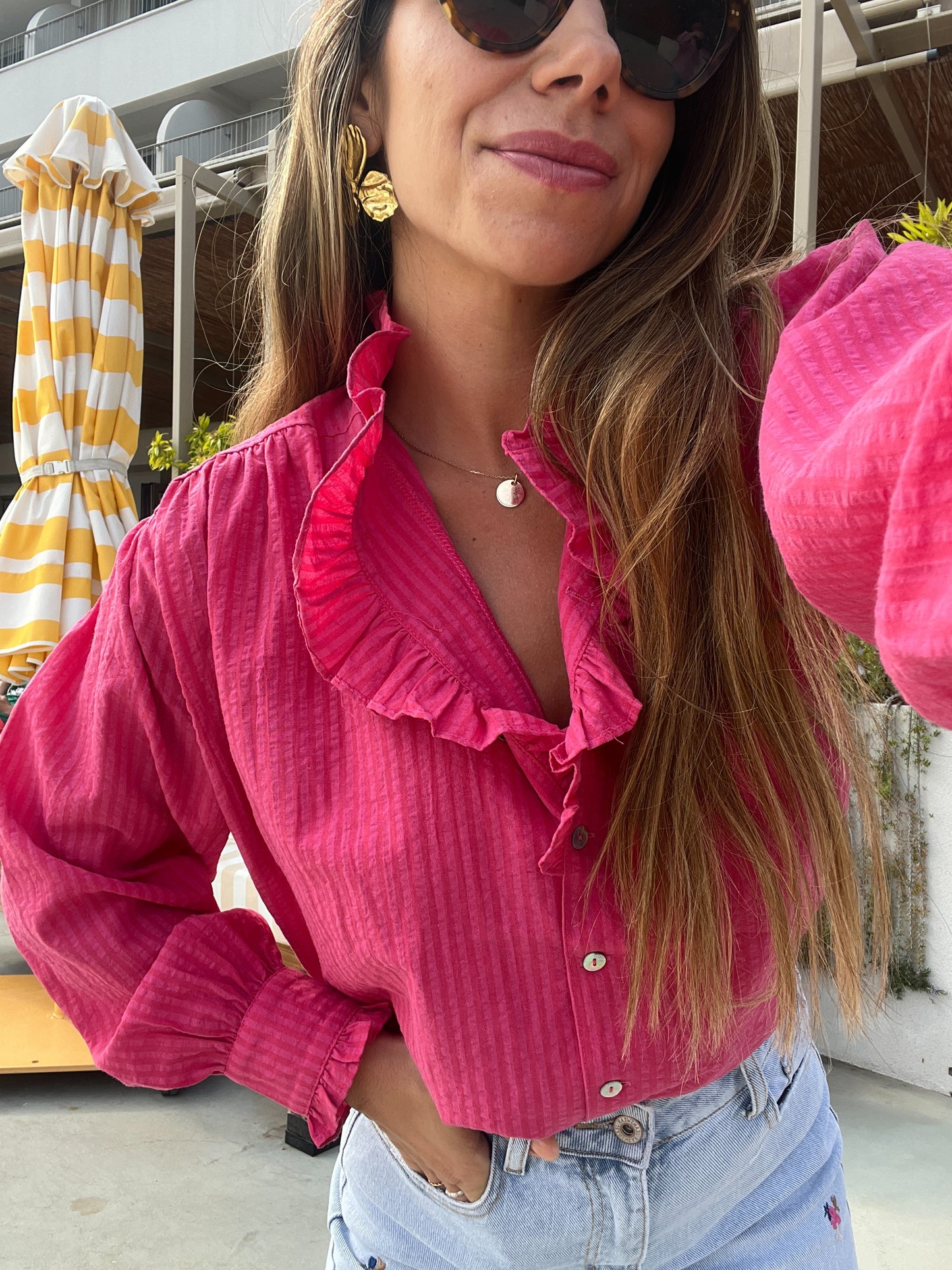 Chemise rose Alice