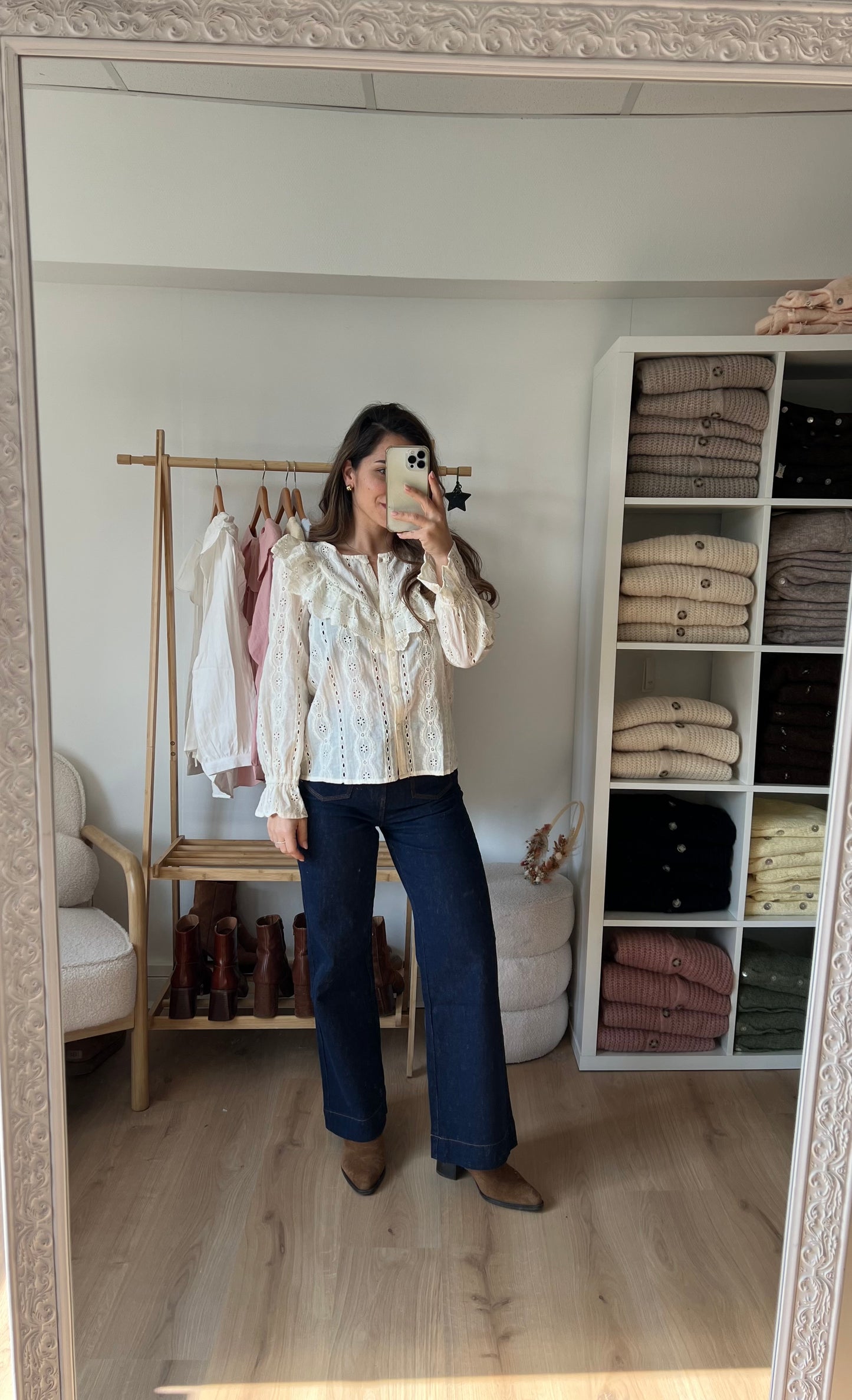 Blouse à volants Calie