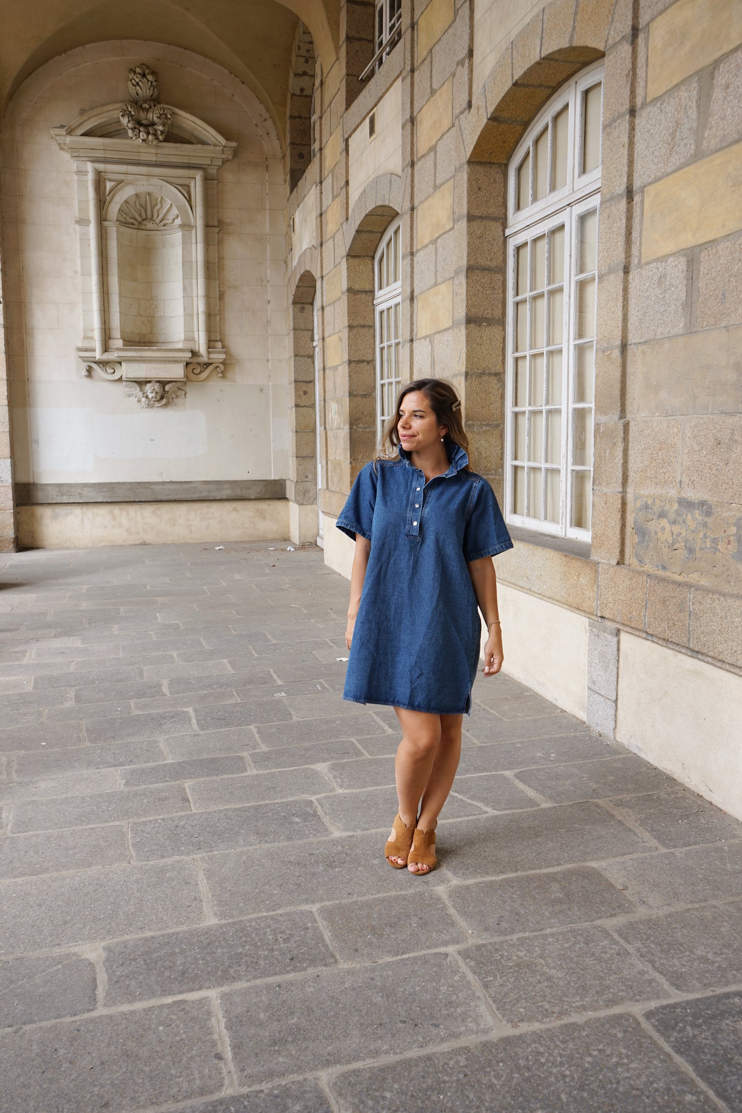Robe en Jean Céleste