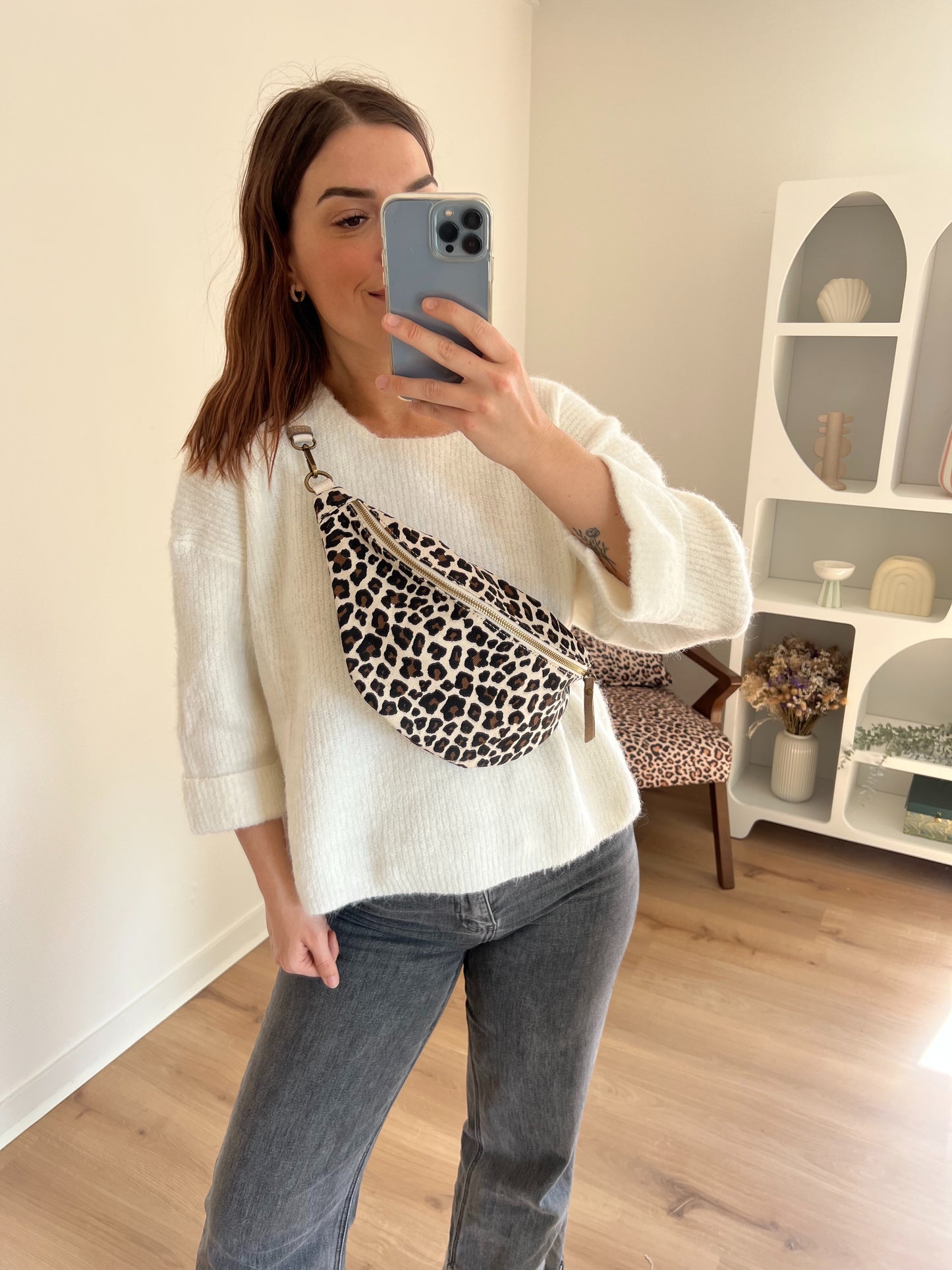 Sac banane léopard