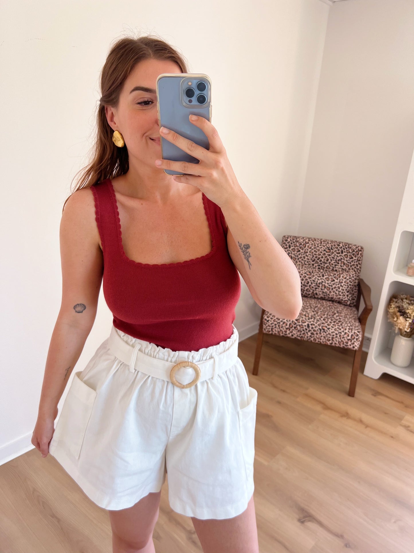 Short avec ceinture Romy