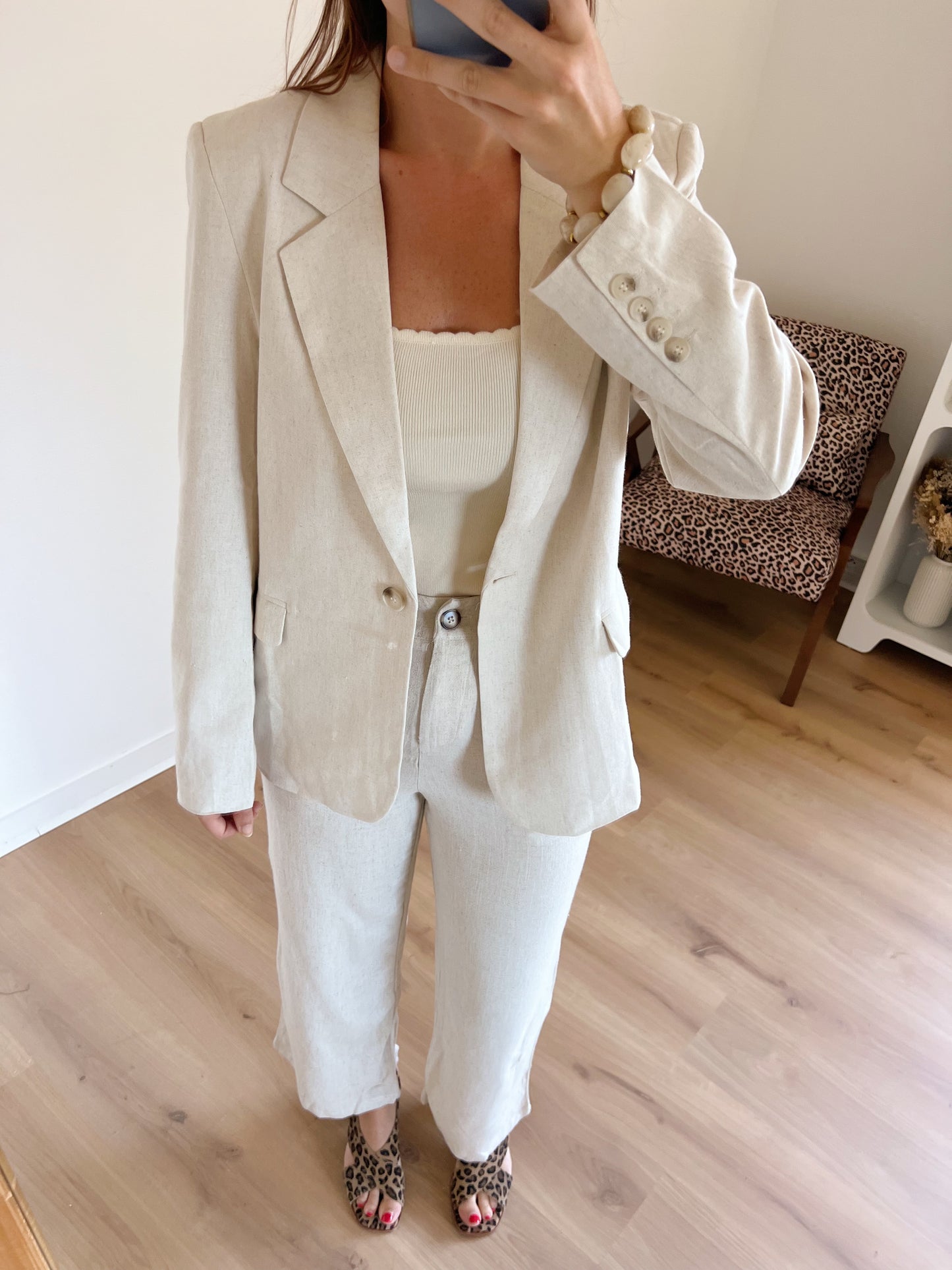 Blazer Gloria en lin