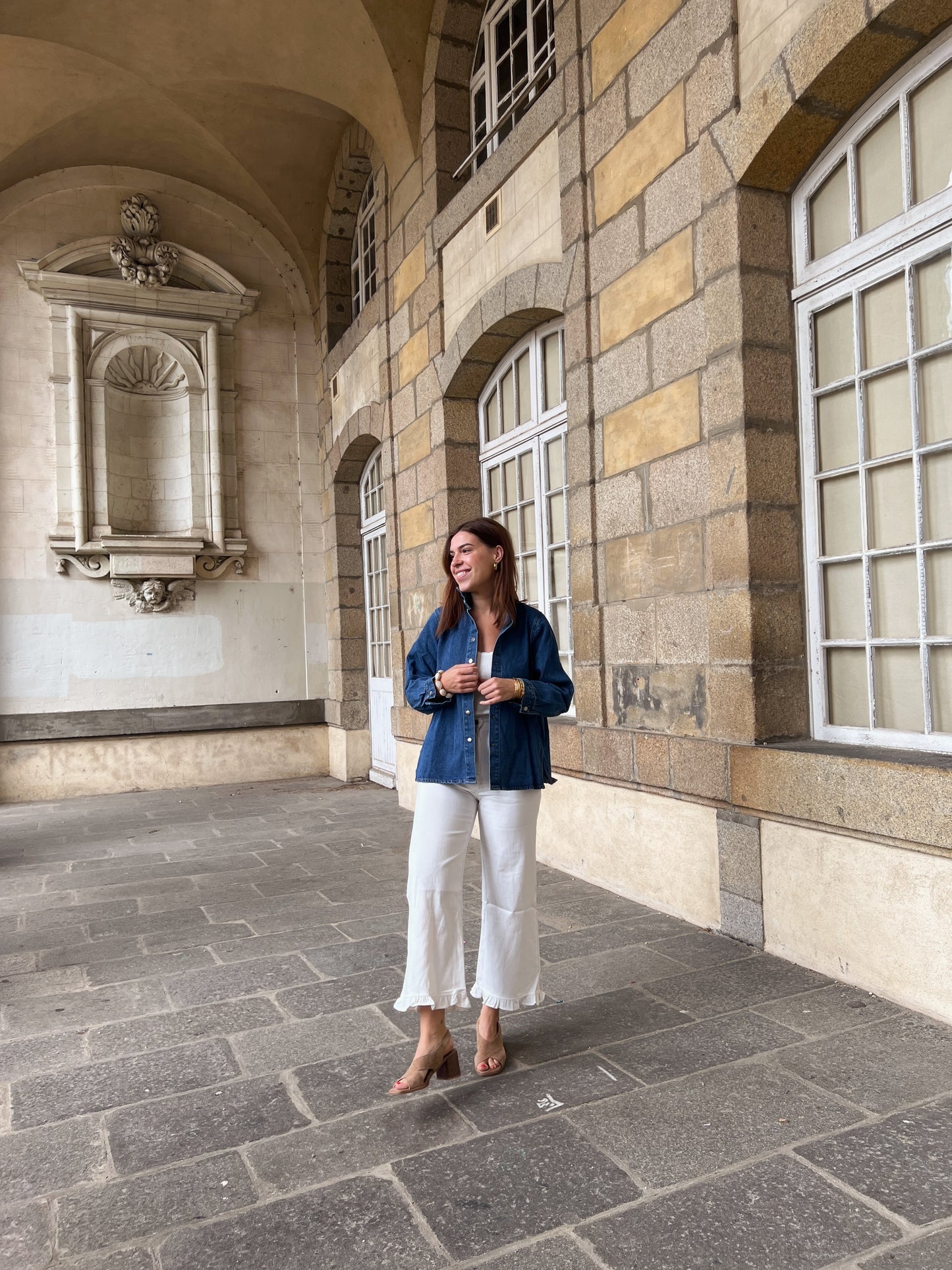 Veste en jean Céleste