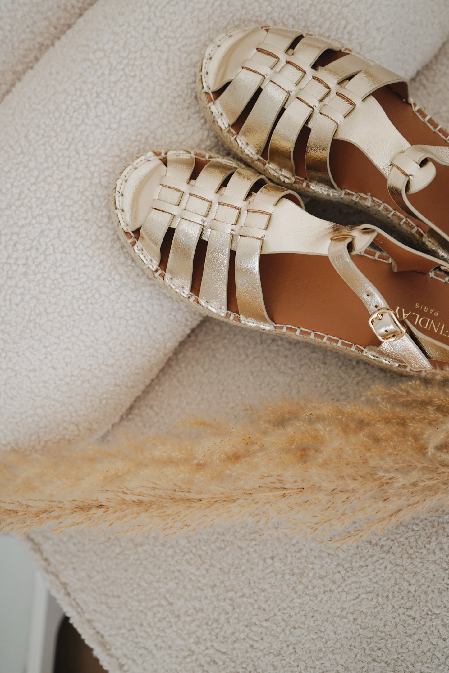 Sandales Salomé Gold