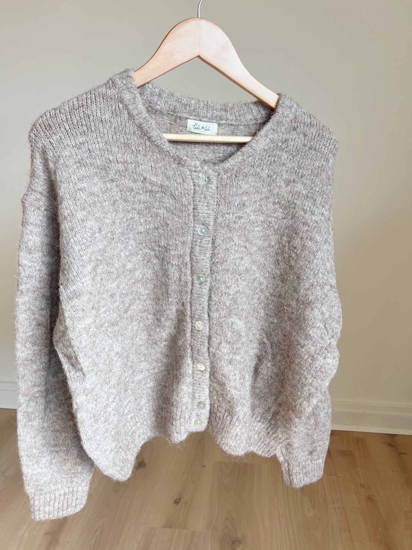 Cardigan Charlie taupe