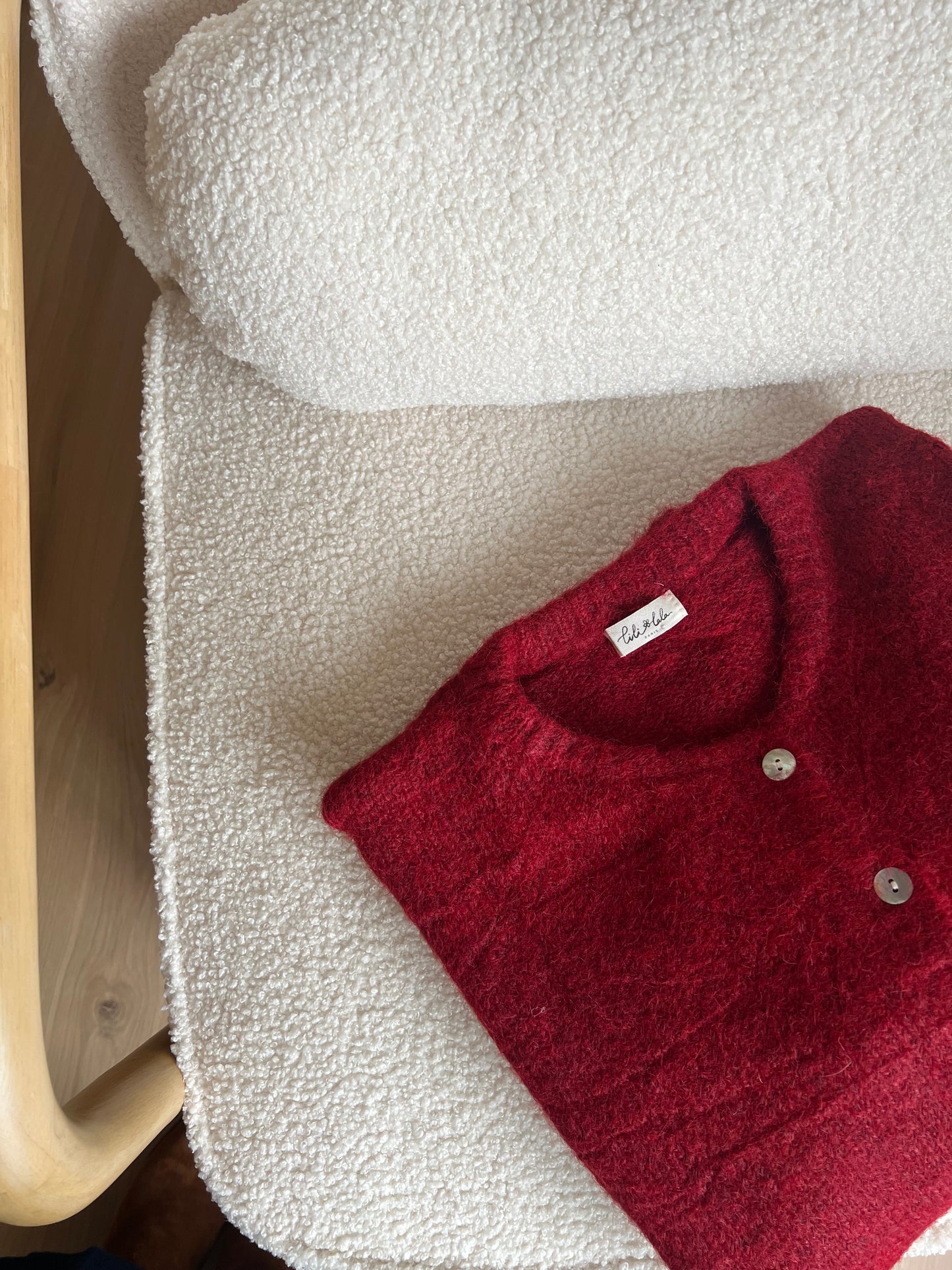 Cardigan Charlie bordeaux