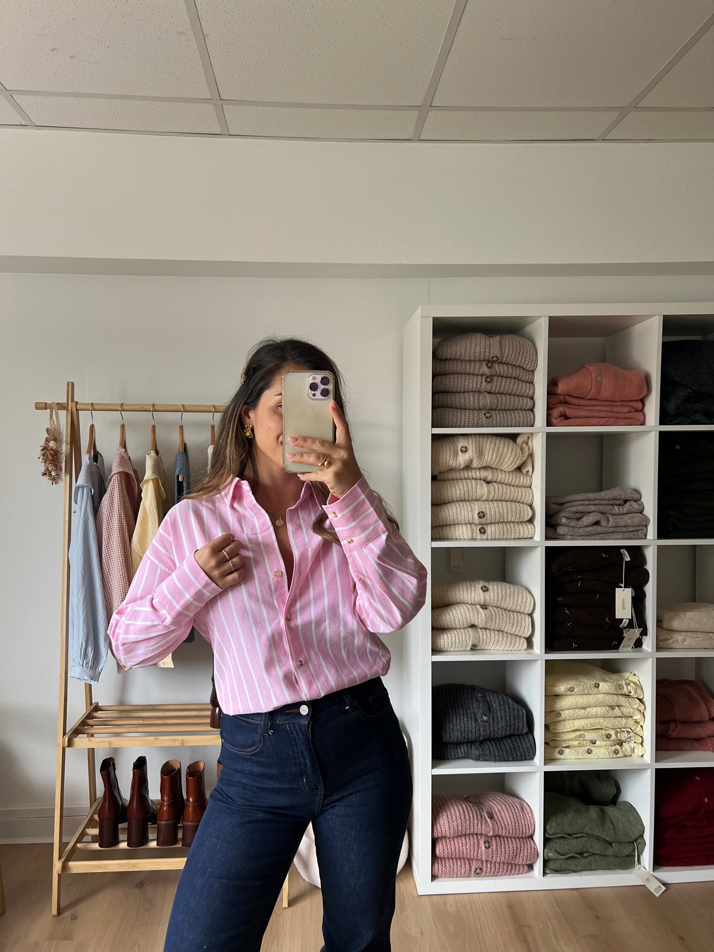 Chemise à rayures Auriane
