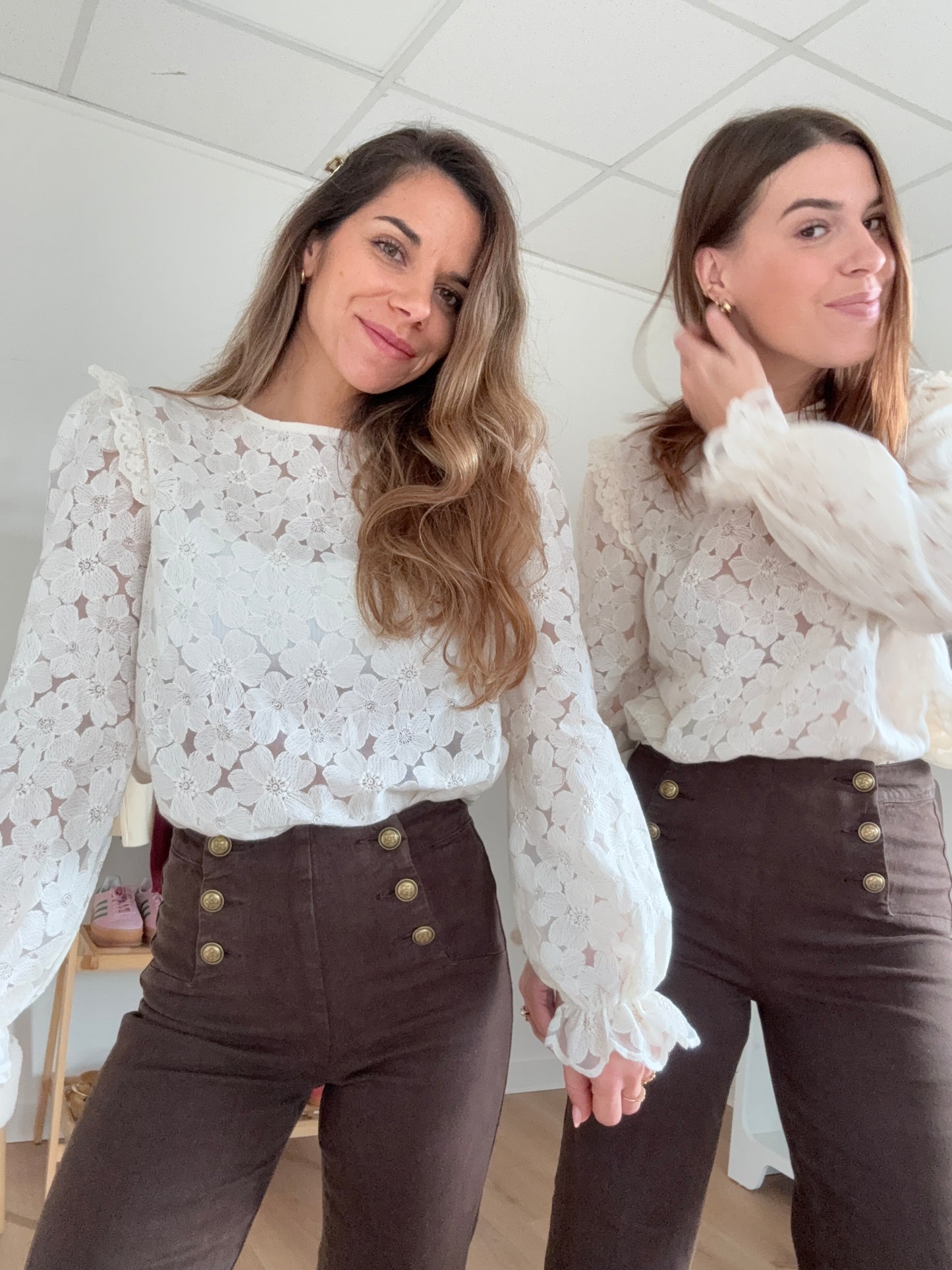 Blouse brodée Laura