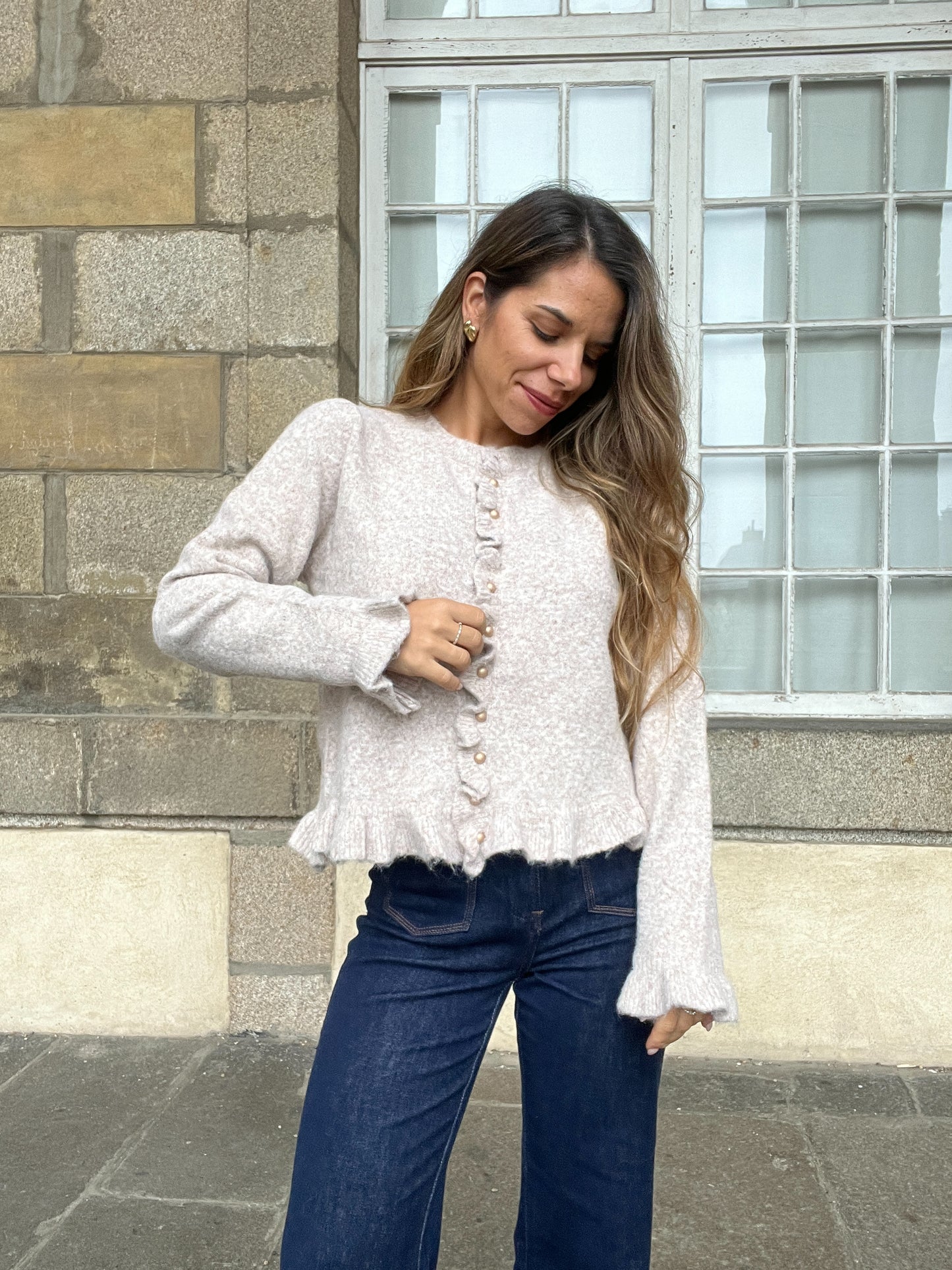 Cardigan Maxine taupe