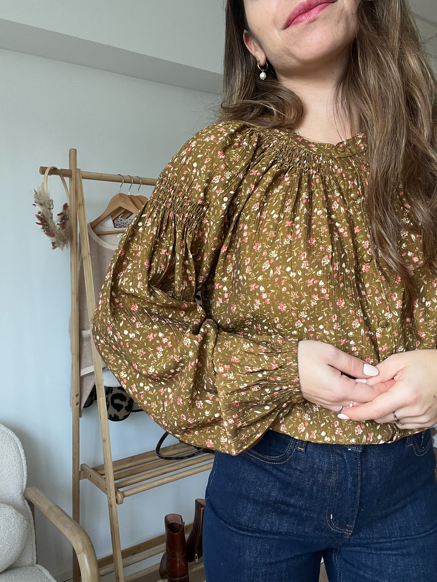 Blouse fleurie Adeline