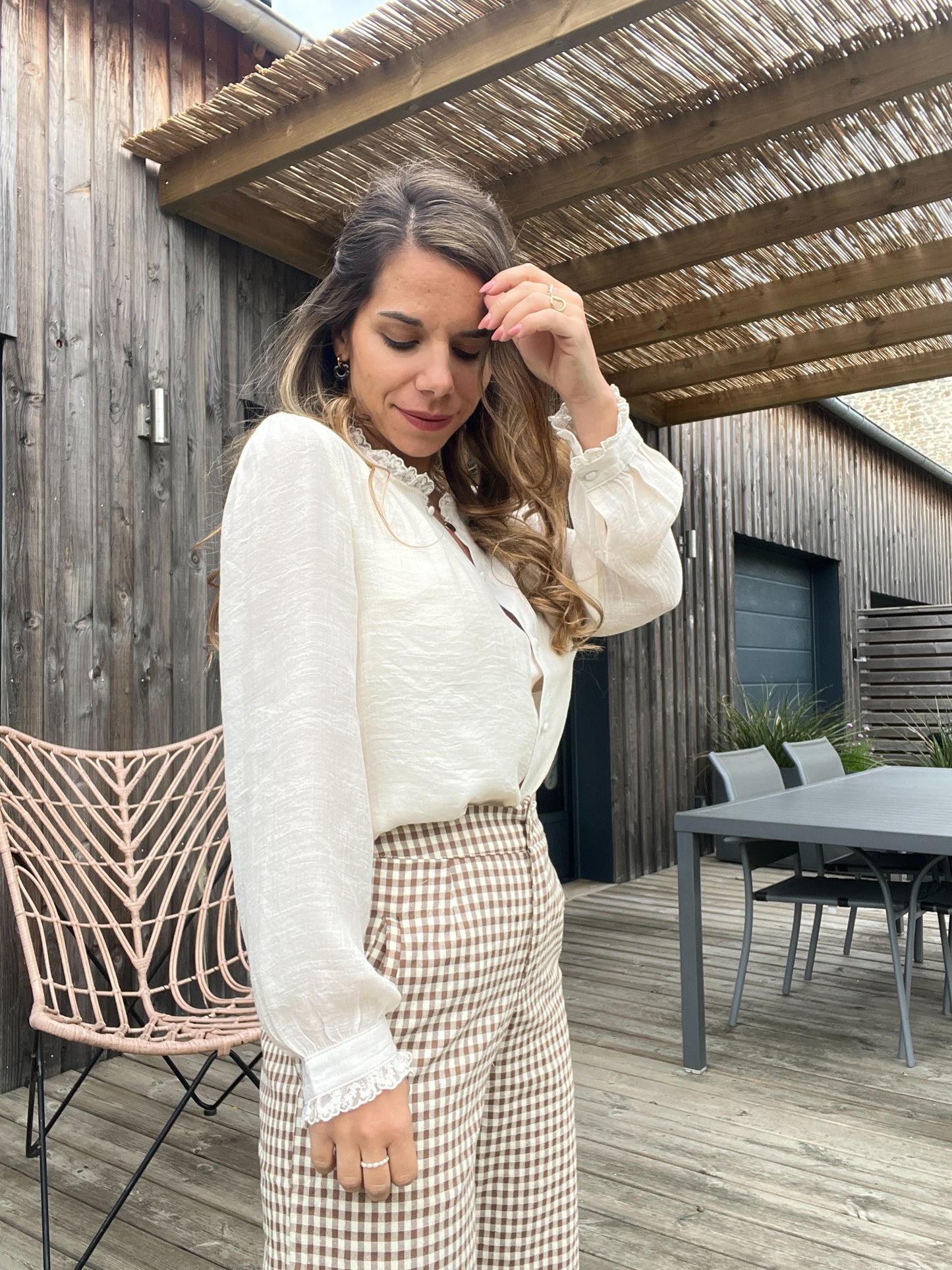 Blouse beige Catherine