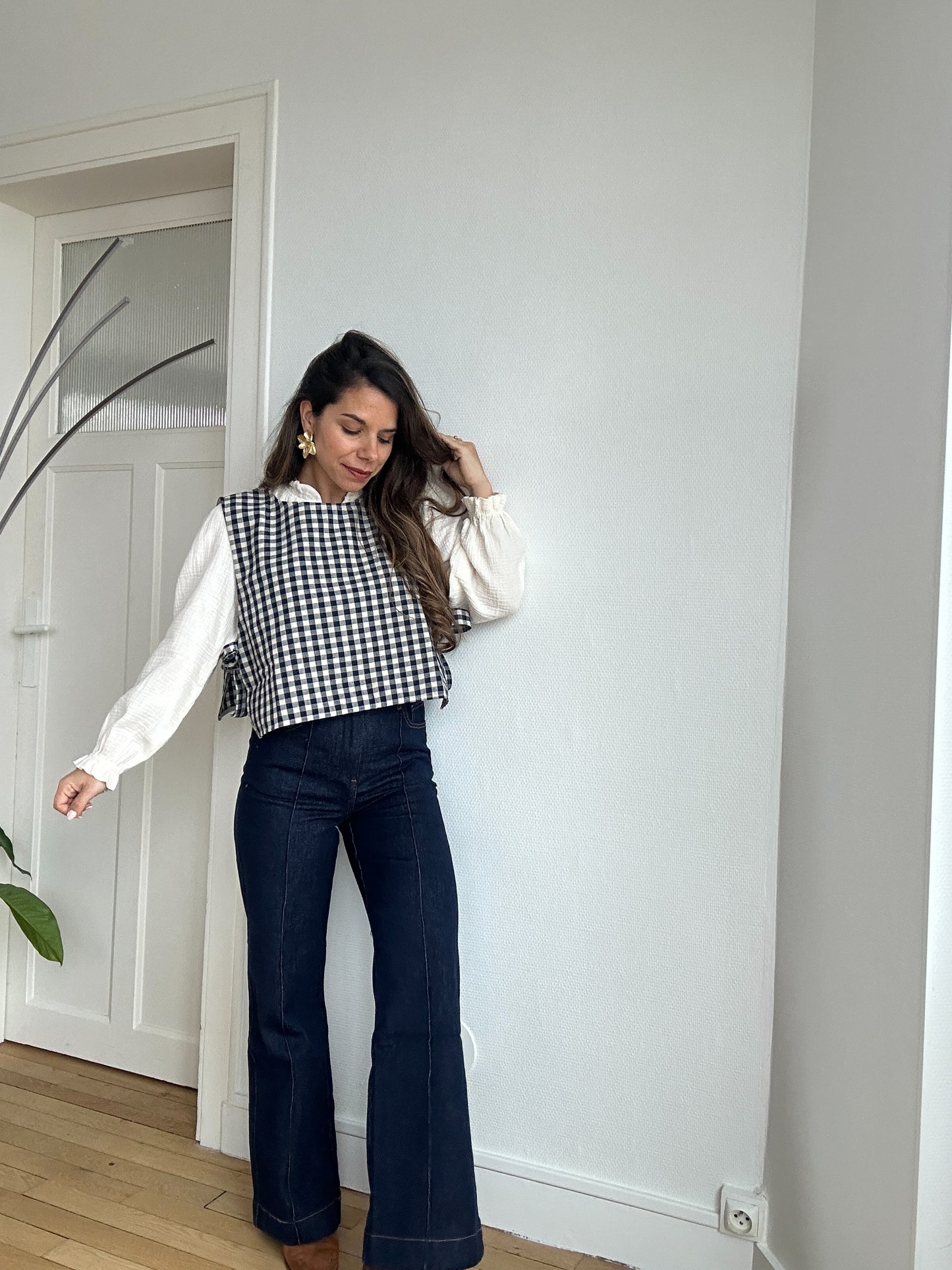 Jean Faustinette denim brut