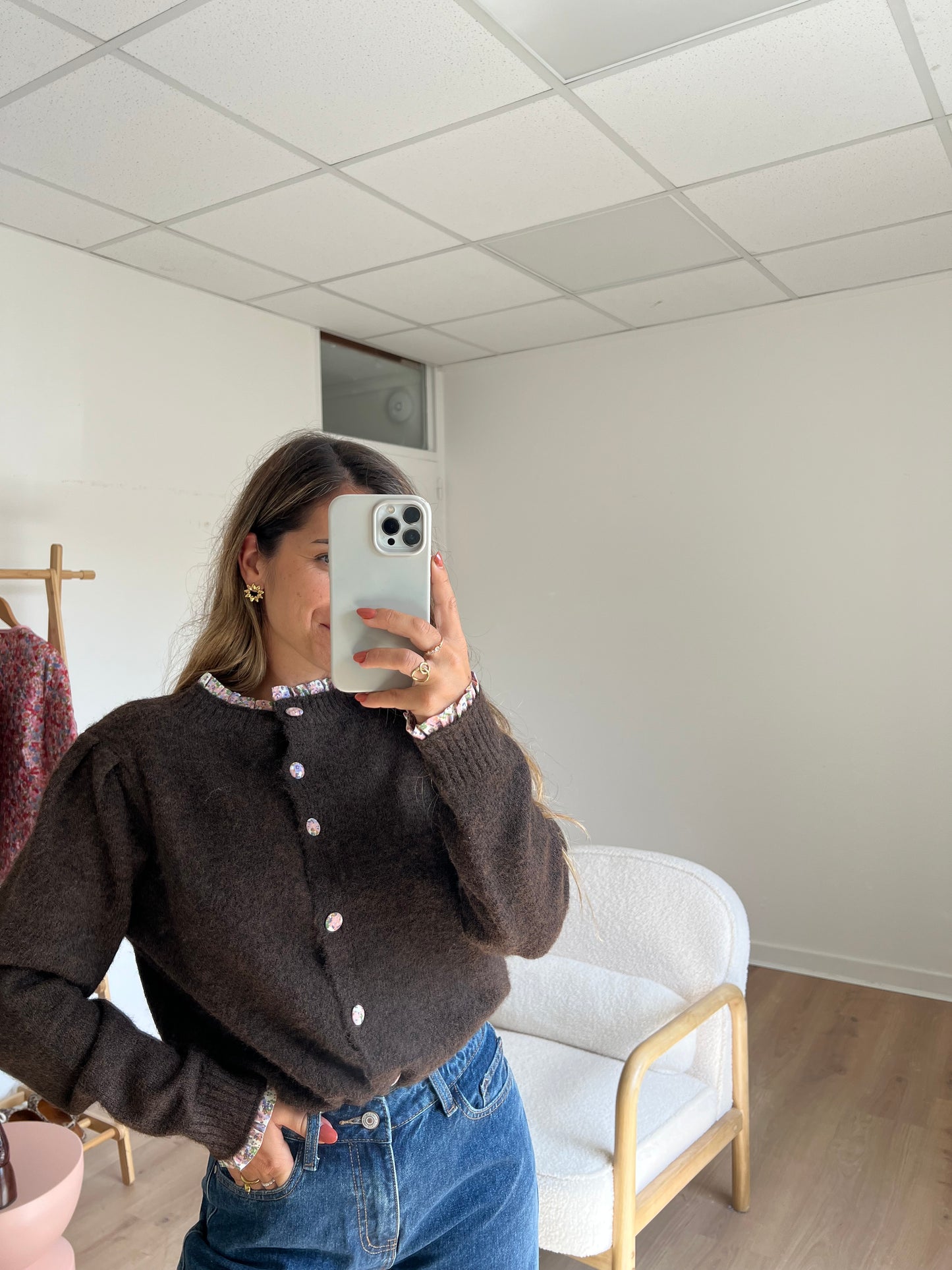 Cardigan Liberty Alma chocolat