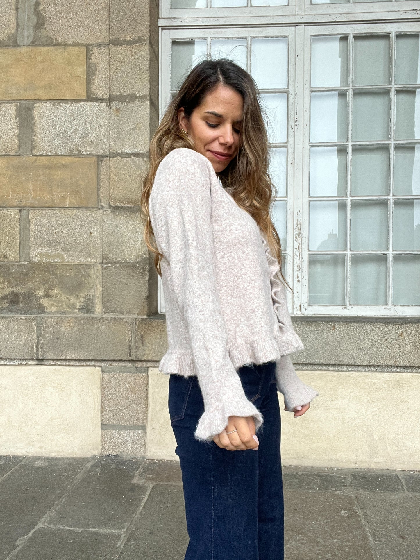 Cardigan Maxine taupe