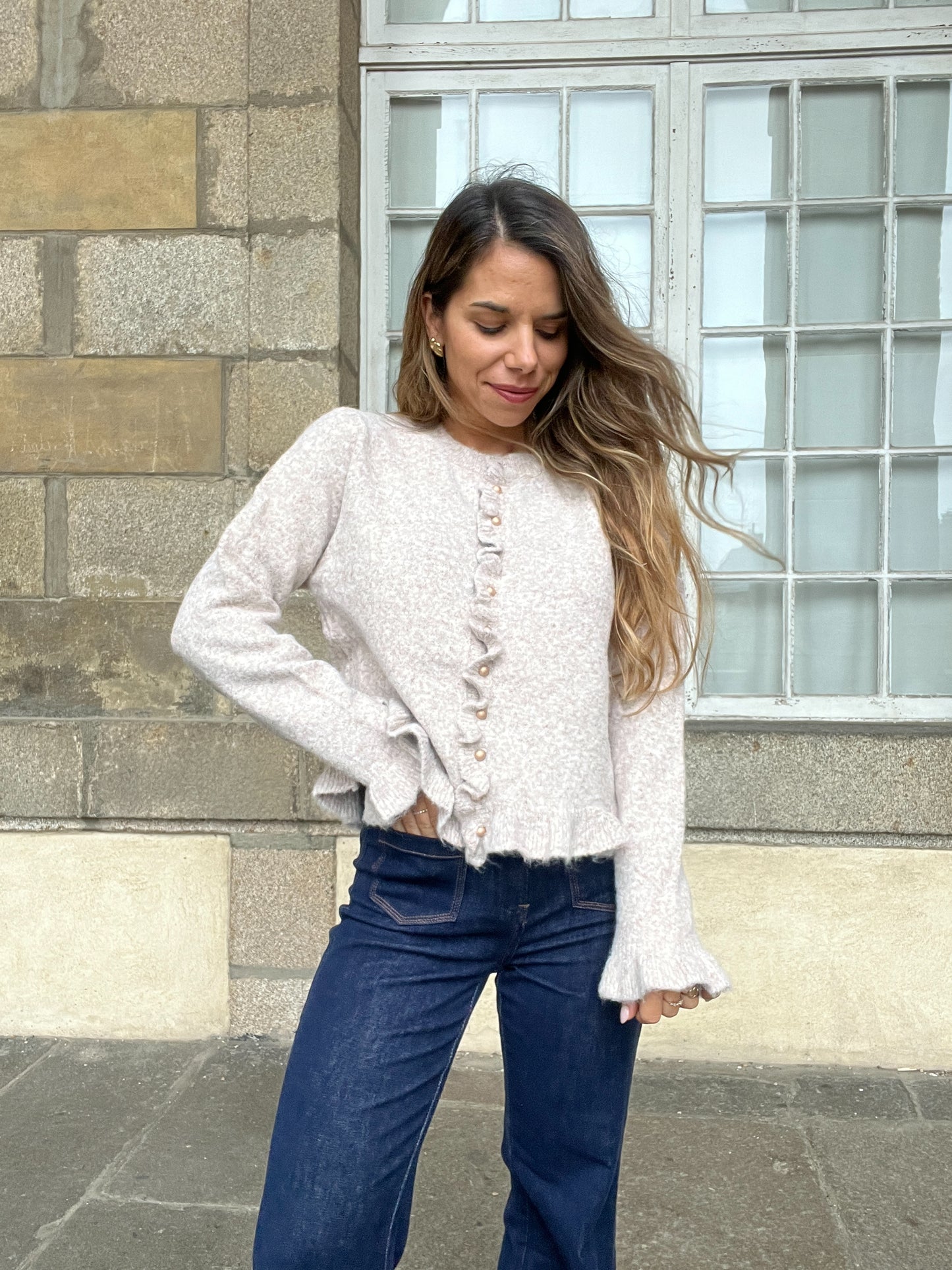 Cardigan Maxine taupe