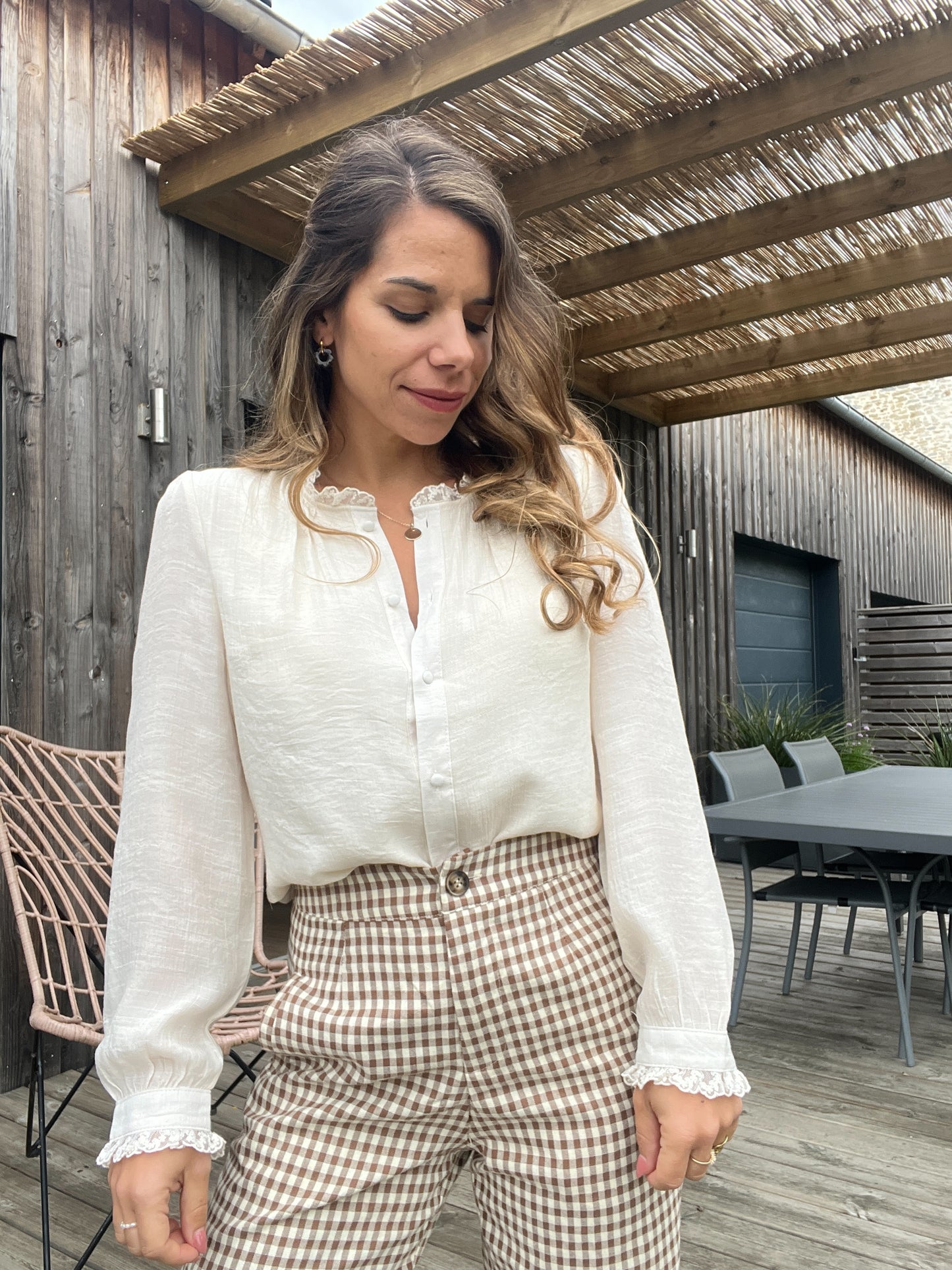 Blouse beige Catherine