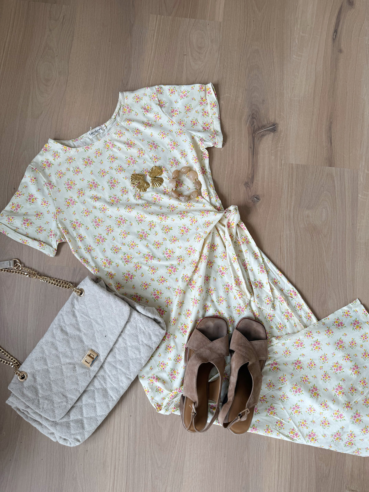 Robe longue à noeud Lucia