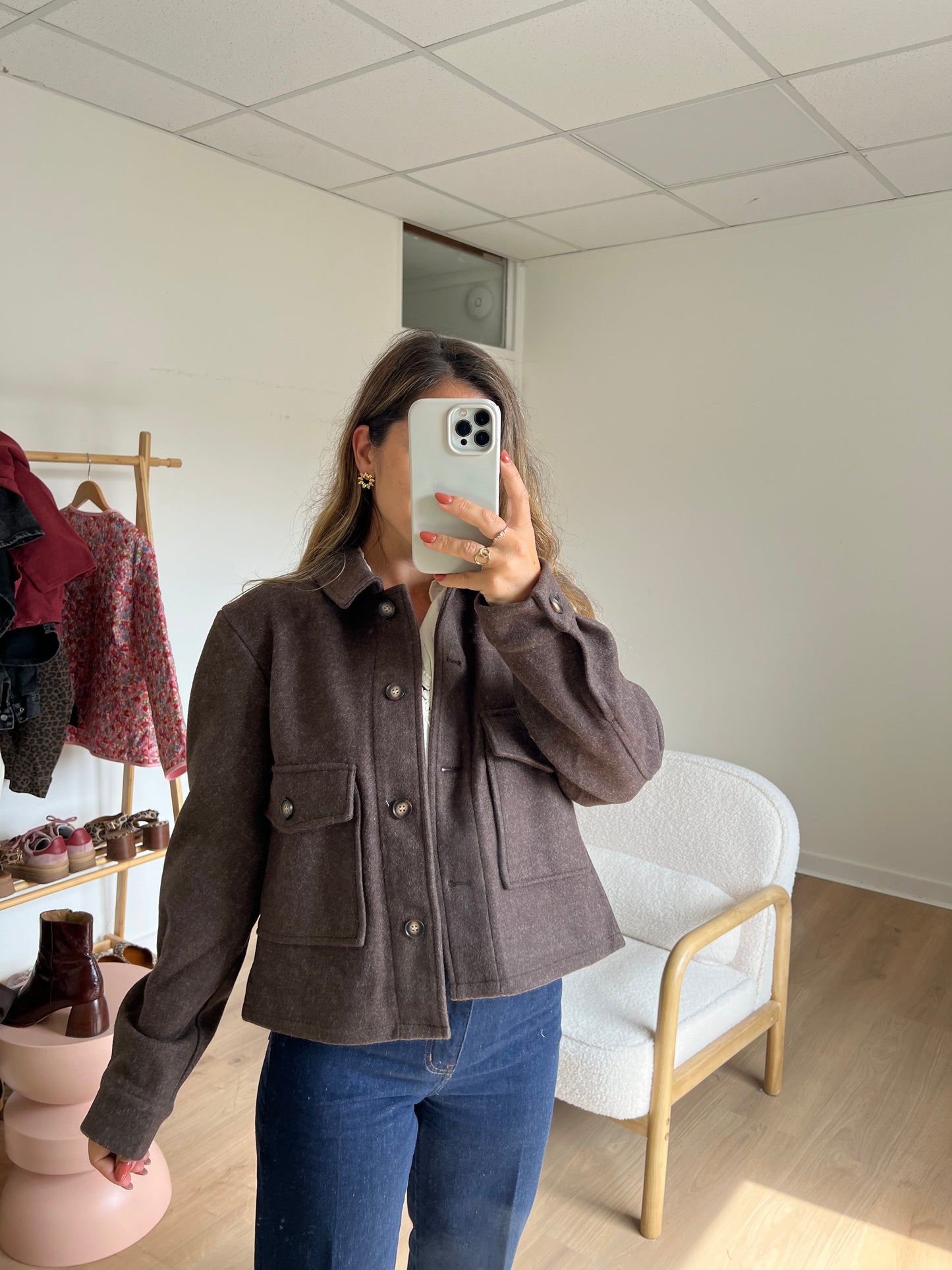 Veste chaude Max chocolat