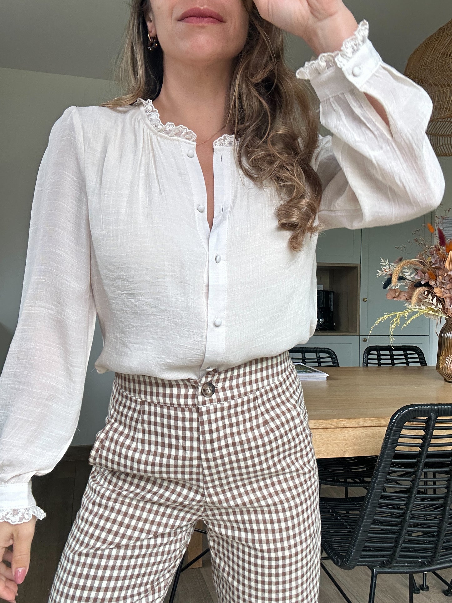 Blouse beige Catherine