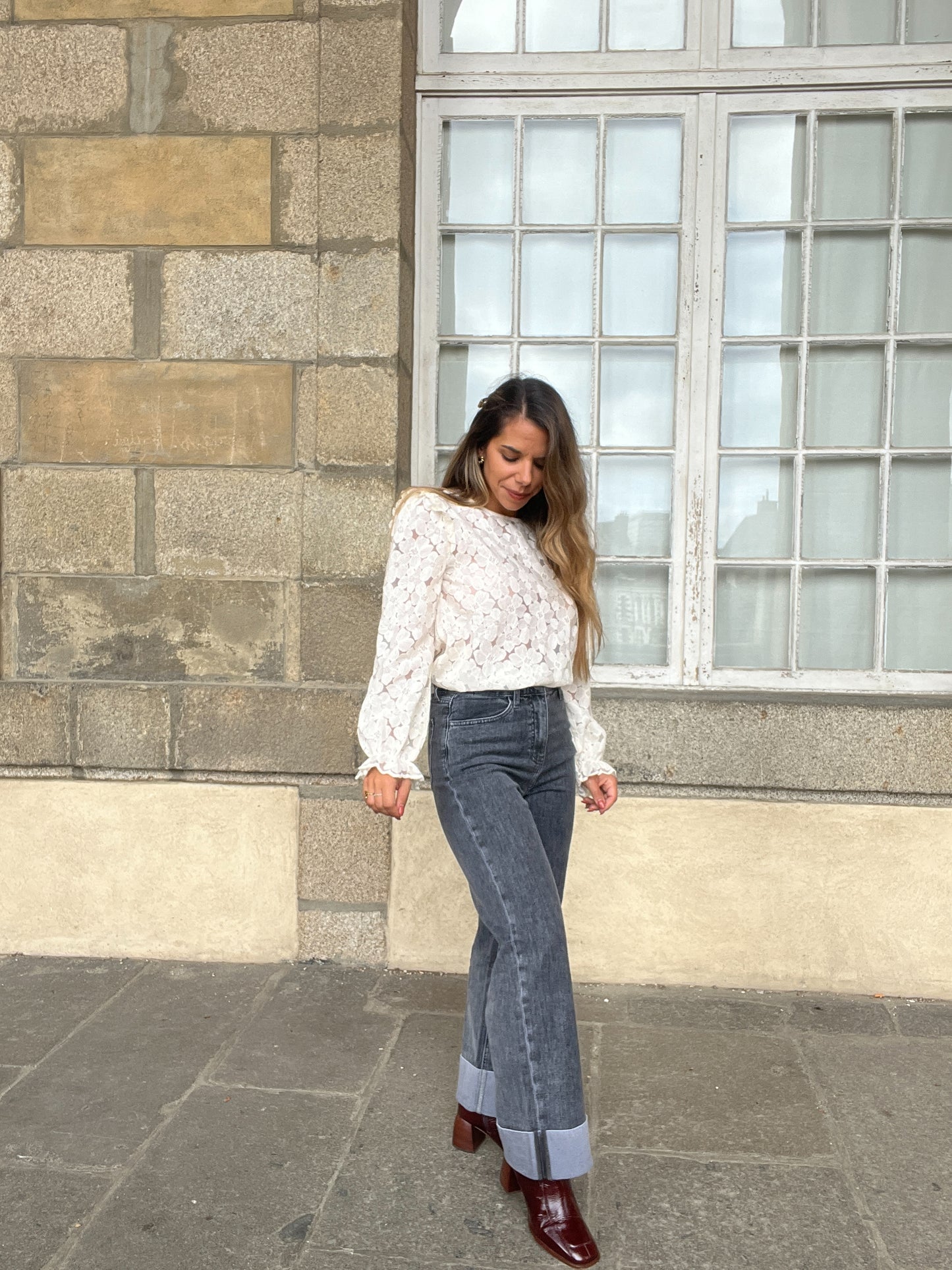 Blouse brodée Laura